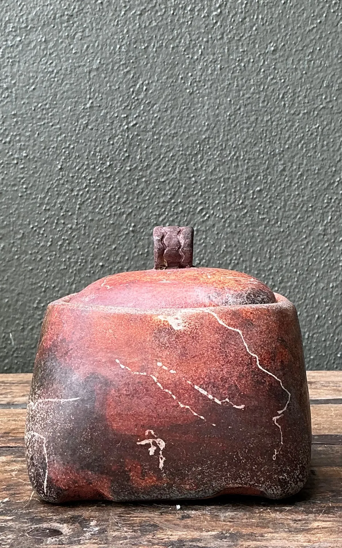 Vintage Studio Pottery Lidded Ceramic Jar — additional photo 4