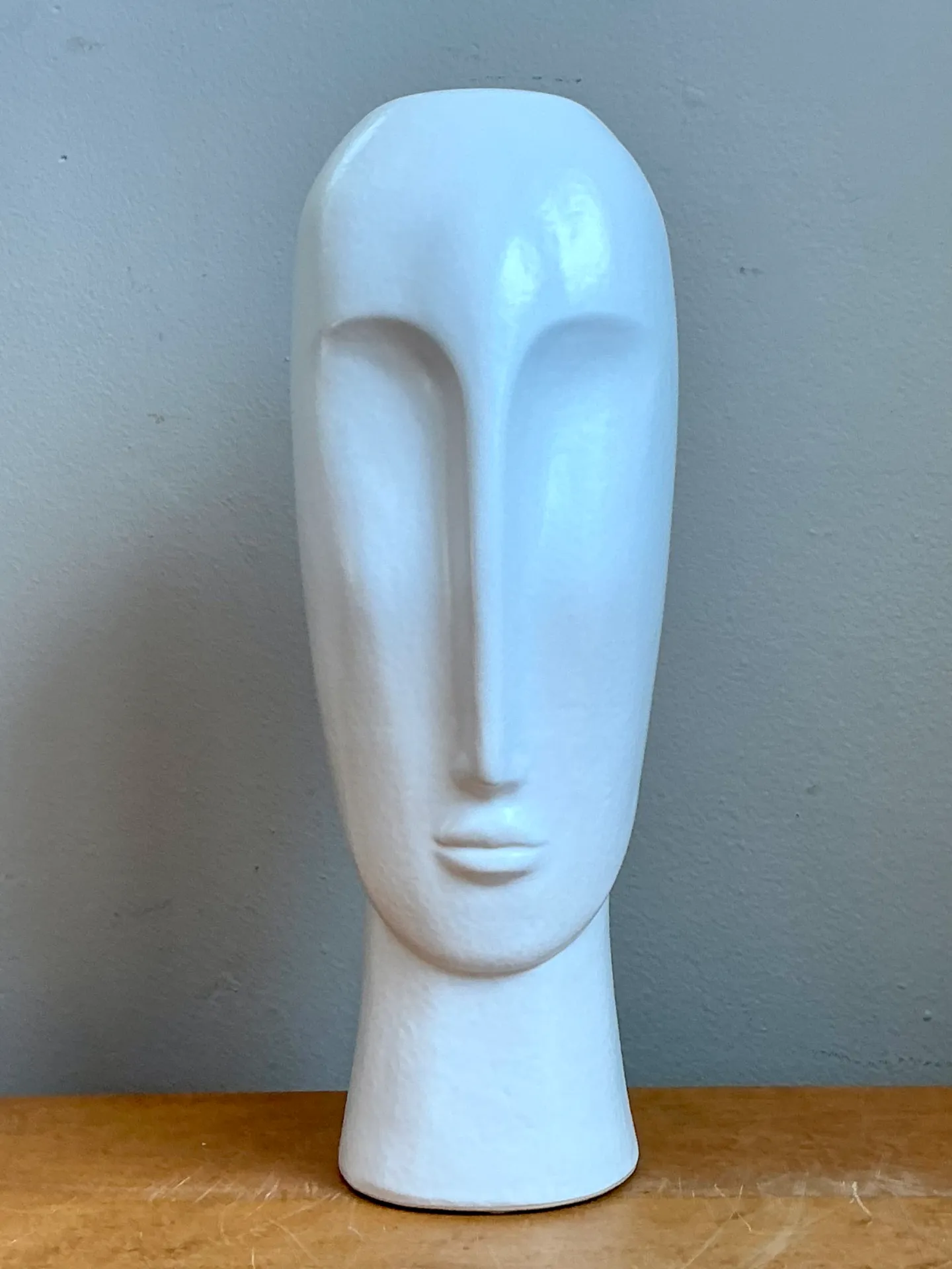 Vintage Abstract Ceramic Bust Sculpture — additional photo 5