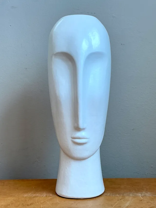 Vintage Abstract Ceramic Bust Sculpture — additional photo 5