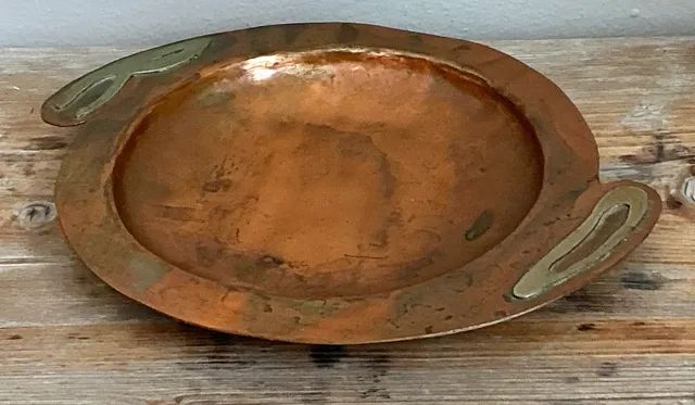 Vintage Copper Decorative Dish — additional photo 2