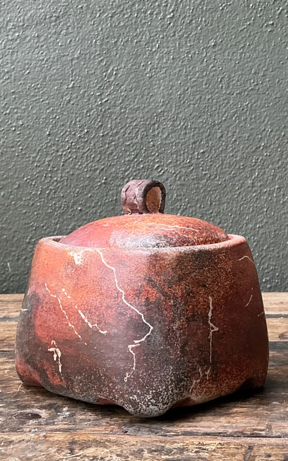 Vintage Studio Pottery Lidded Ceramic Jar — additional photo 8