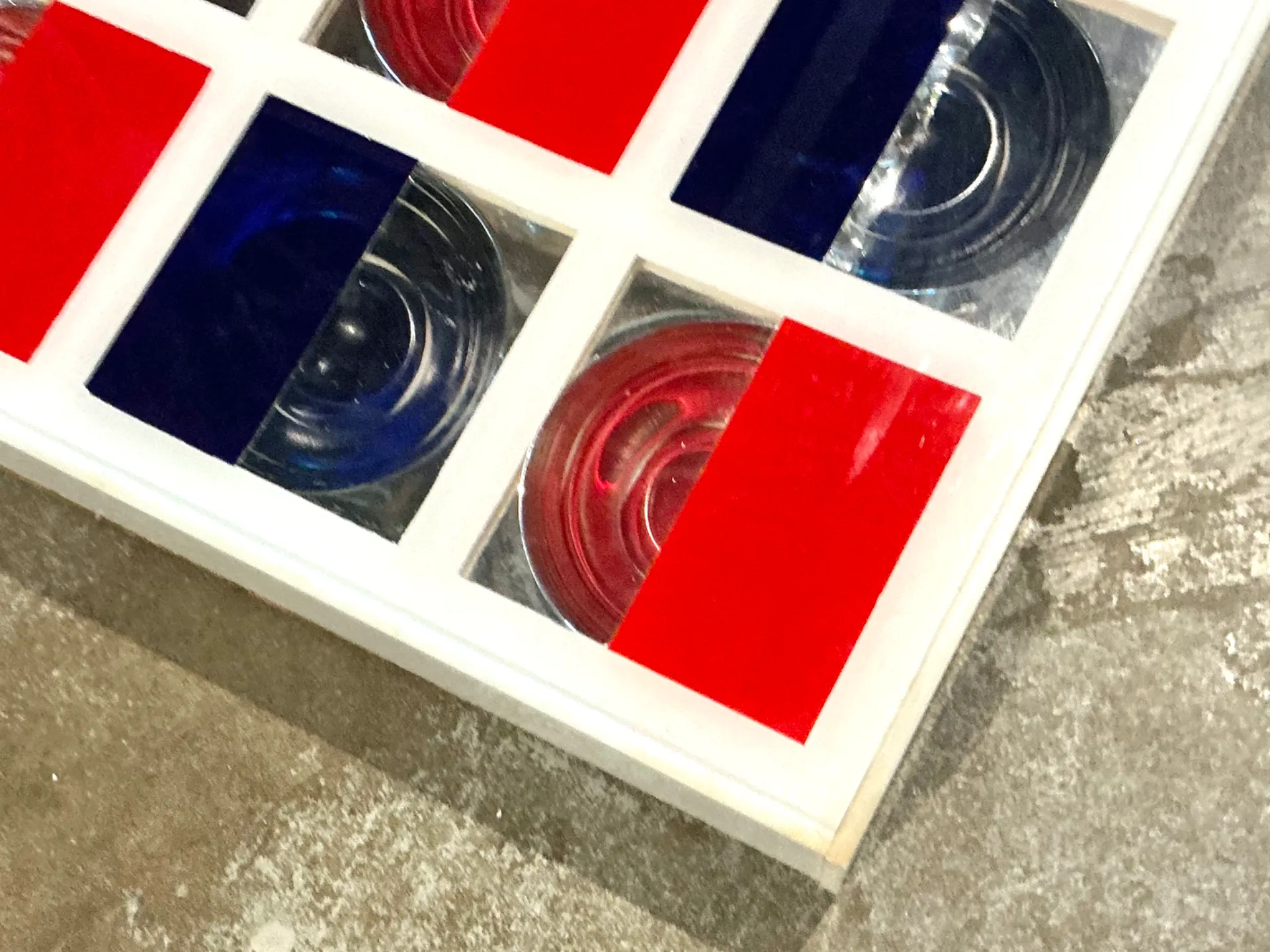 Vintage Lucite and Wood Geometric Wall Art — additional photo 7