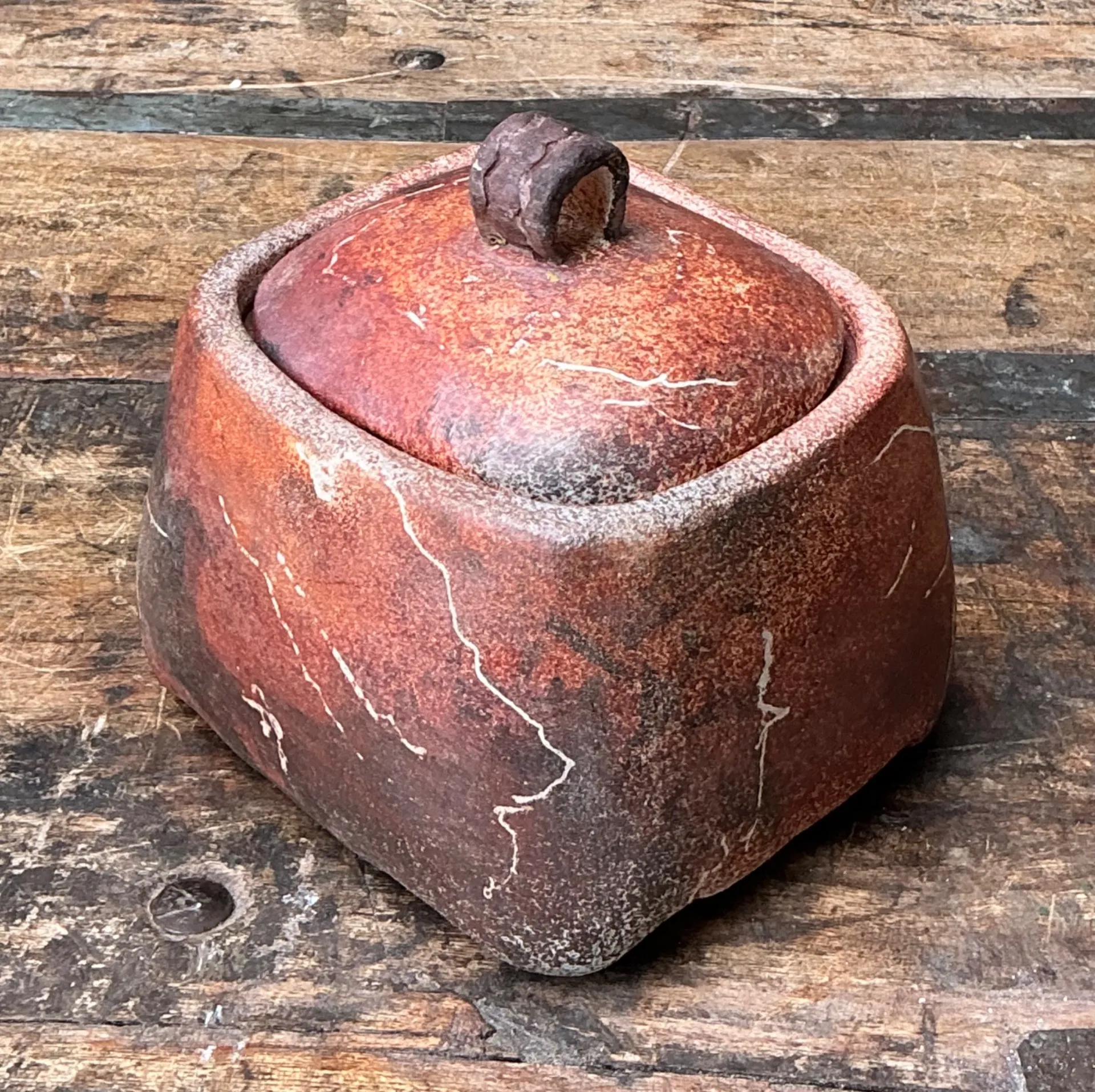 Vintage Studio Pottery Lidded Ceramic Jar — additional photo 3