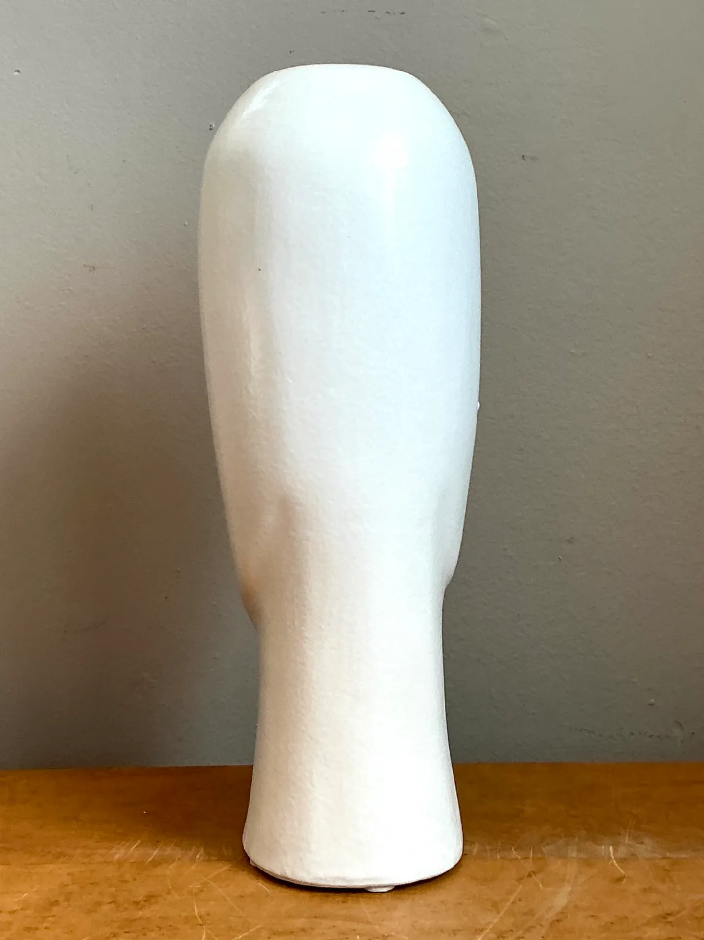 Vintage Abstract Ceramic Bust Sculpture — additional photo 3