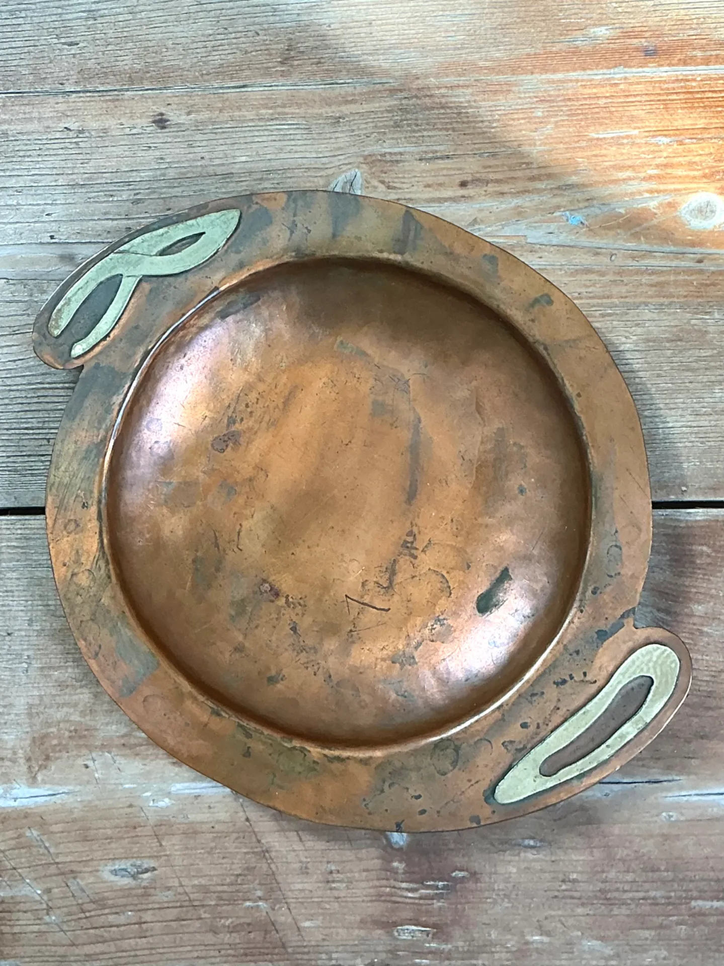 Vintage Copper Decorative Dish — additional photo 7