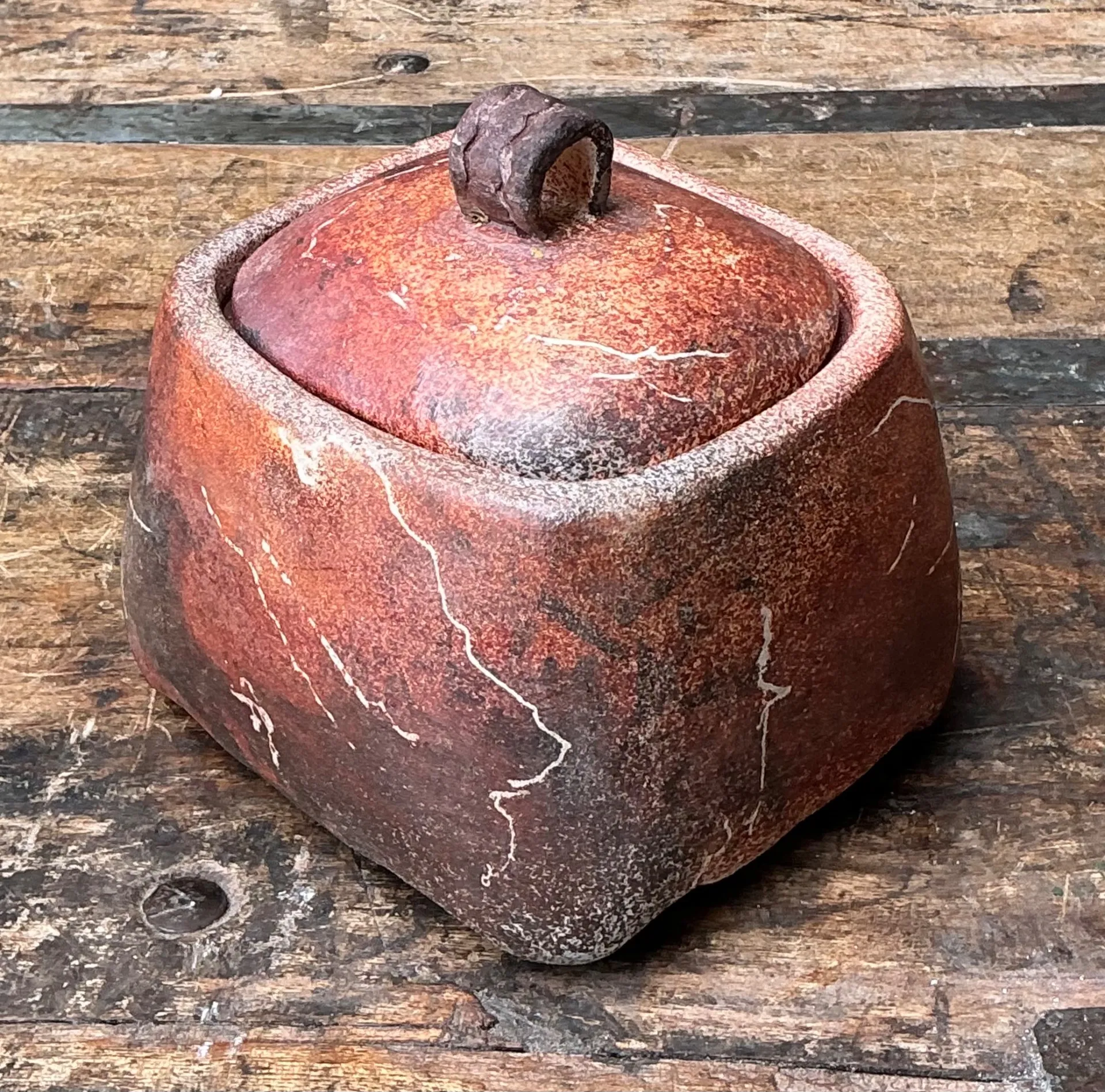 Vintage Studio Pottery Lidded Ceramic Jar — additional photo 5