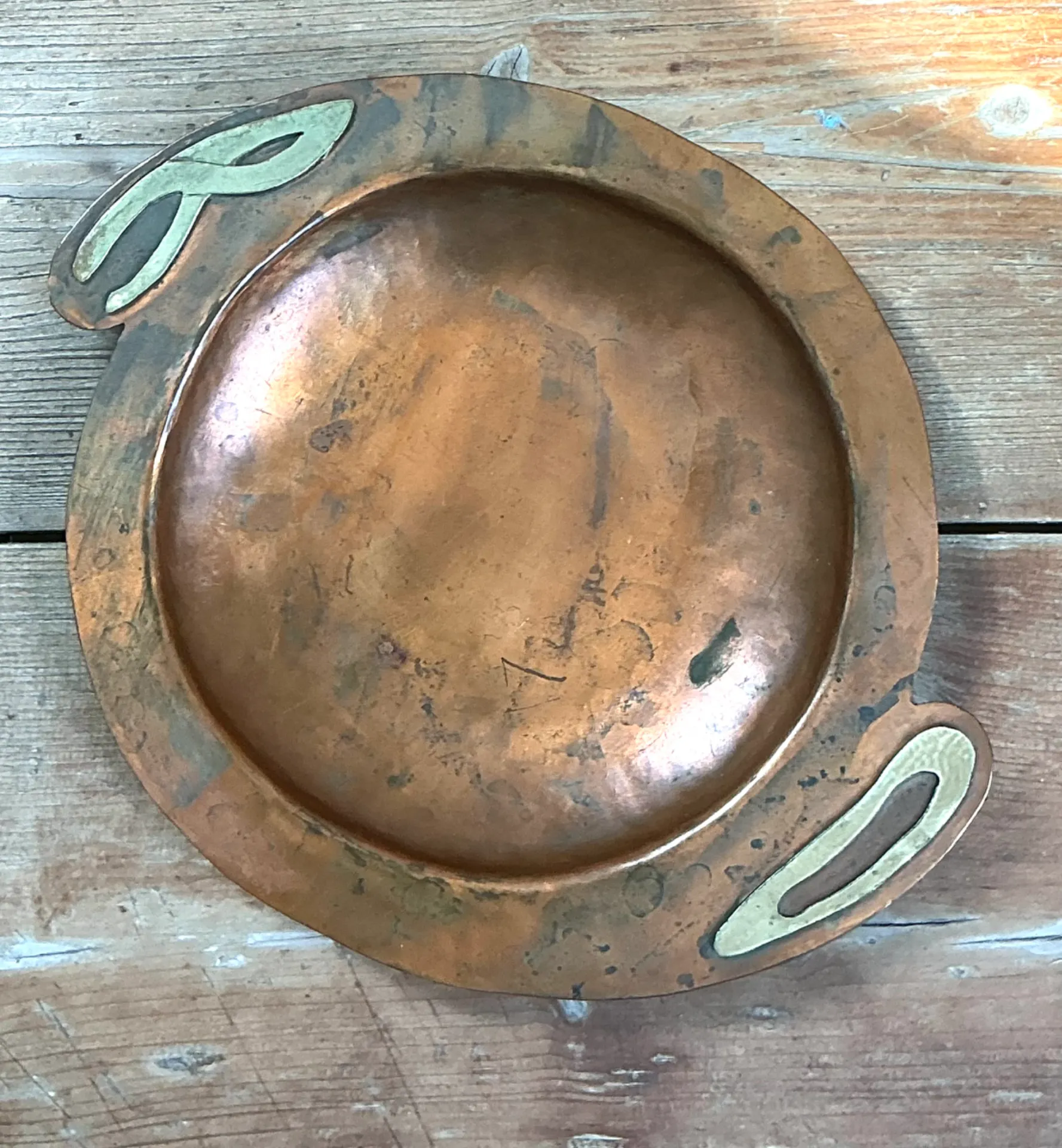 Vintage Copper Decorative Dish — additional photo 5