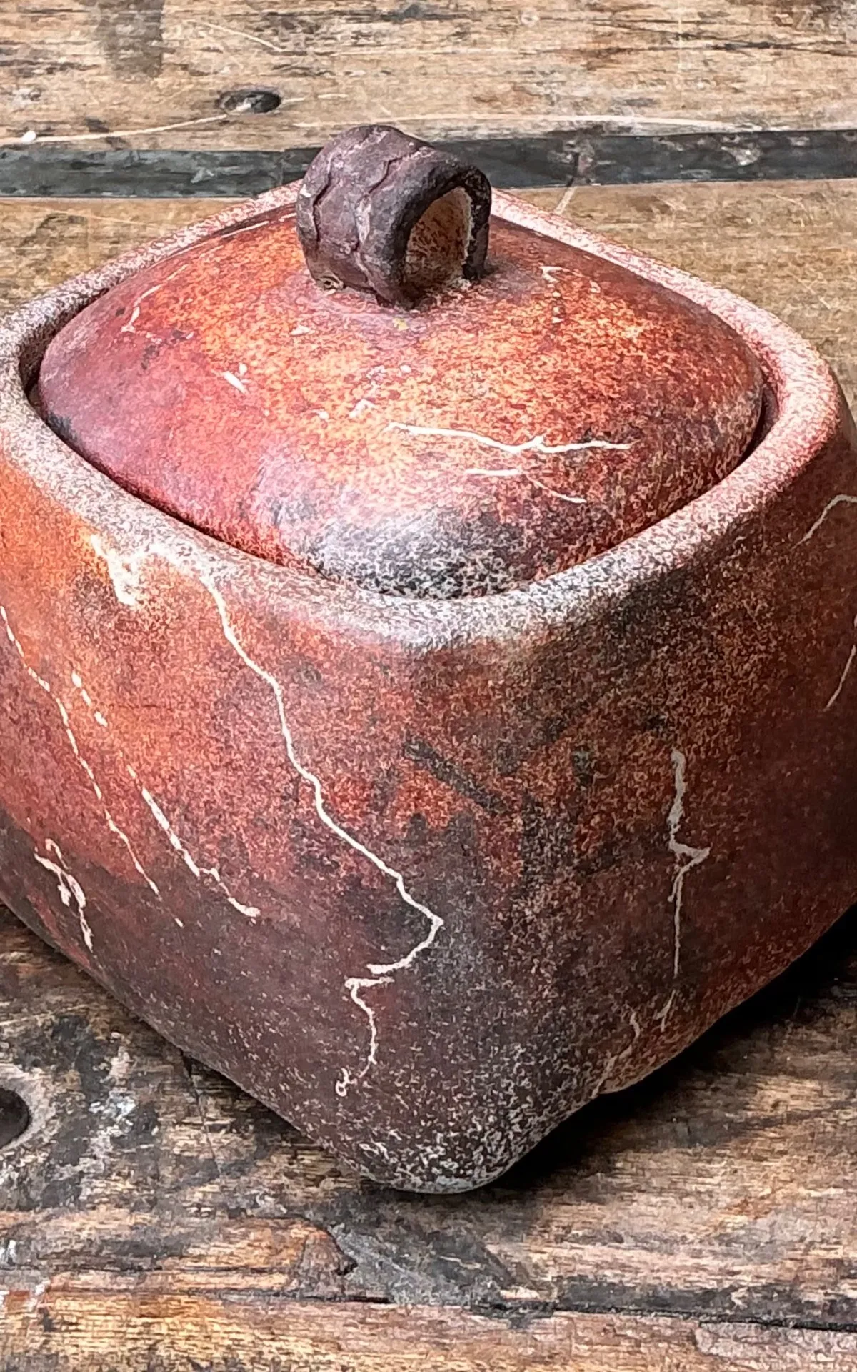 Vintage Studio Pottery Lidded Ceramic Jar — additional photo 6