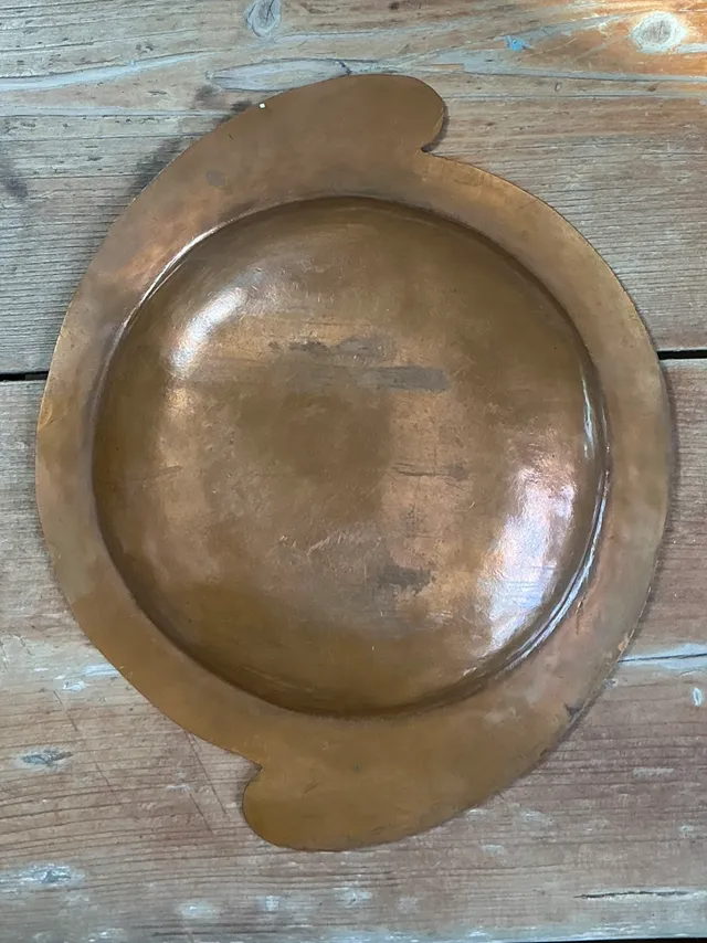 Vintage Copper Decorative Dish — additional photo 1