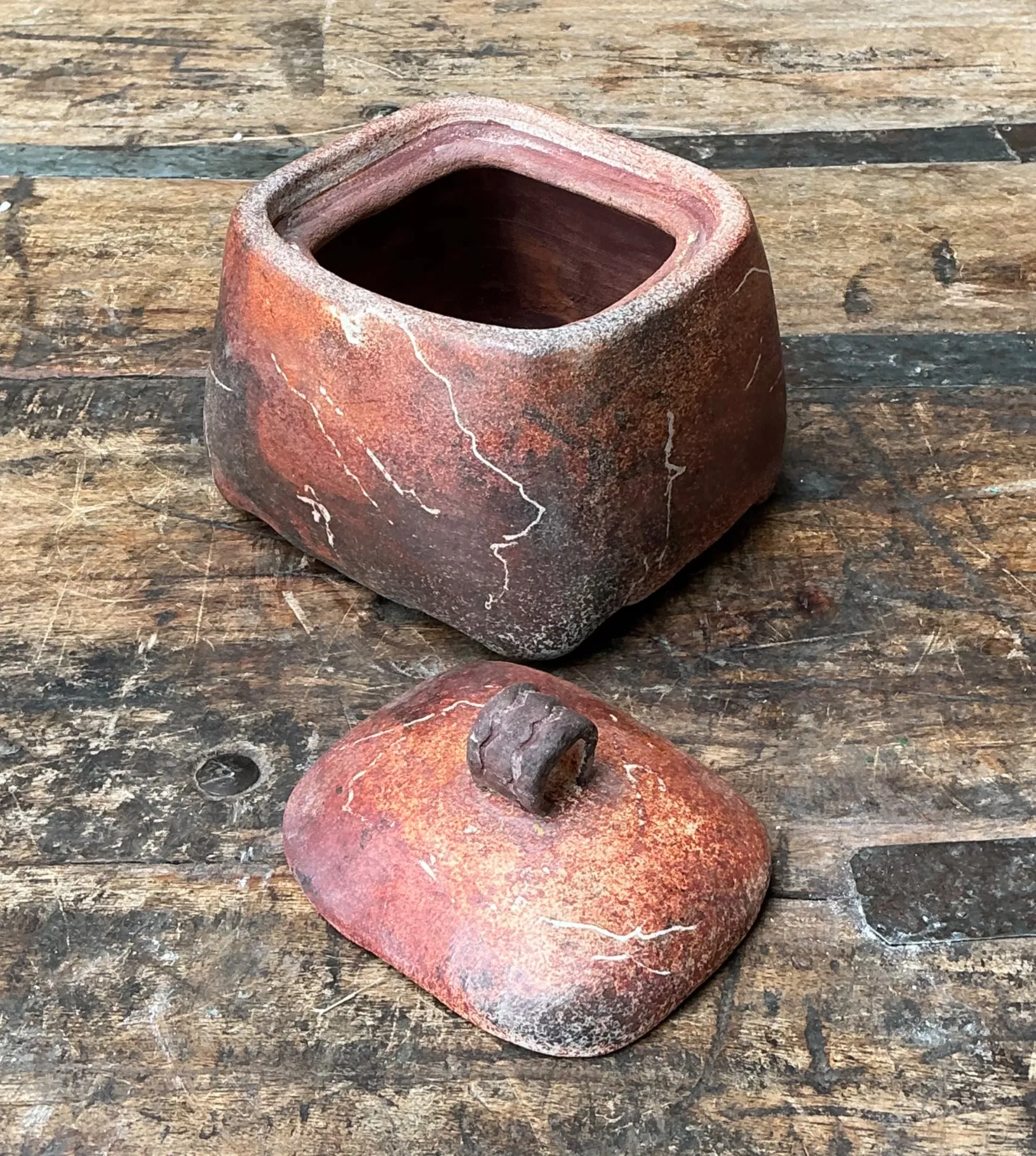 Vintage Studio Pottery Lidded Ceramic Jar — additional photo 7