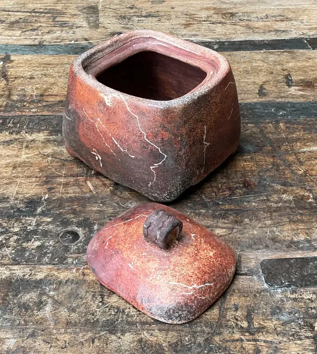 Vintage Studio Pottery Lidded Ceramic Jar — additional photo 7