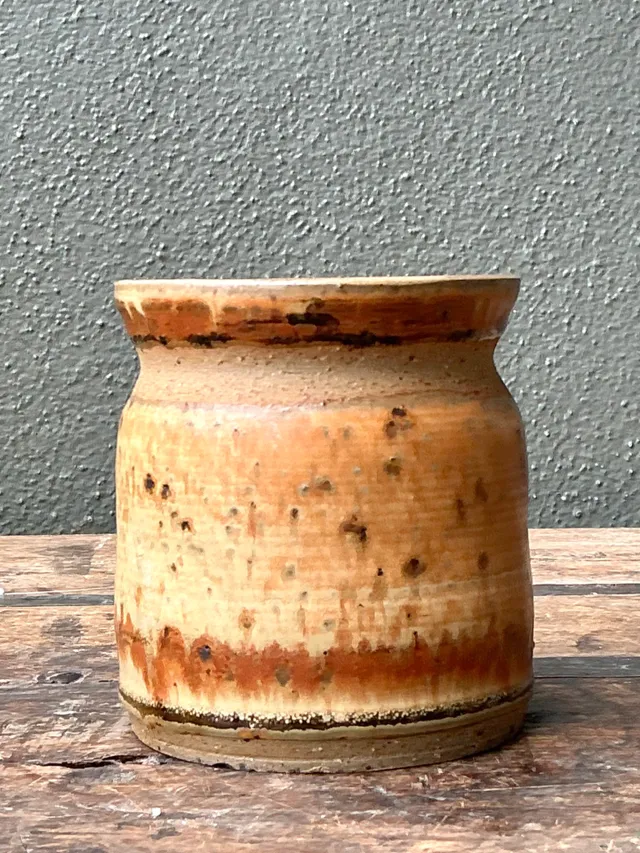 Vintage Studio Pottery Glazed Ceramic Vase — additional photo 3