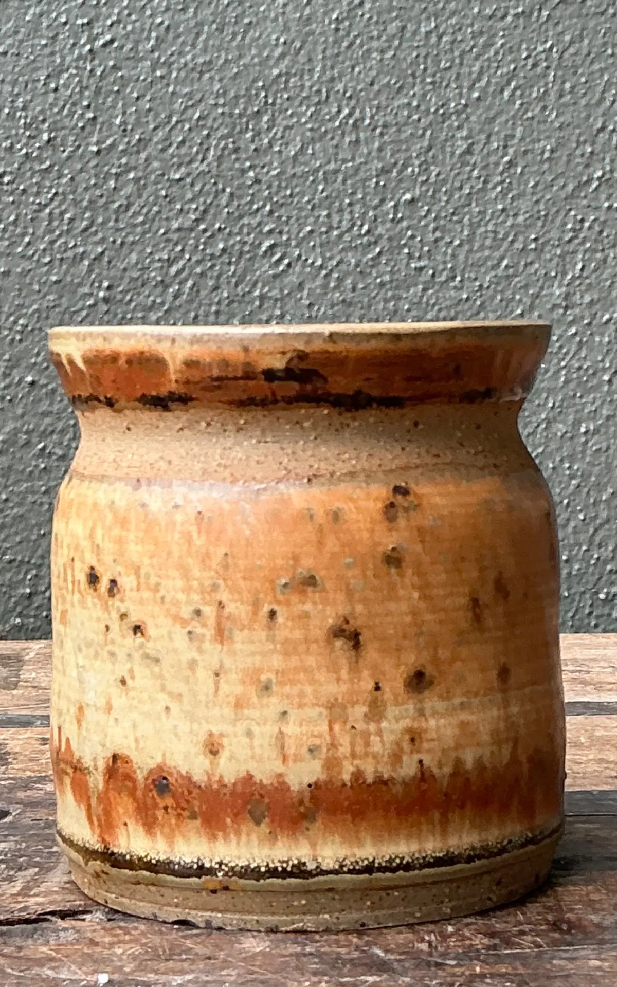 Vintage Studio Pottery Glazed Ceramic Vase — additional photo 5