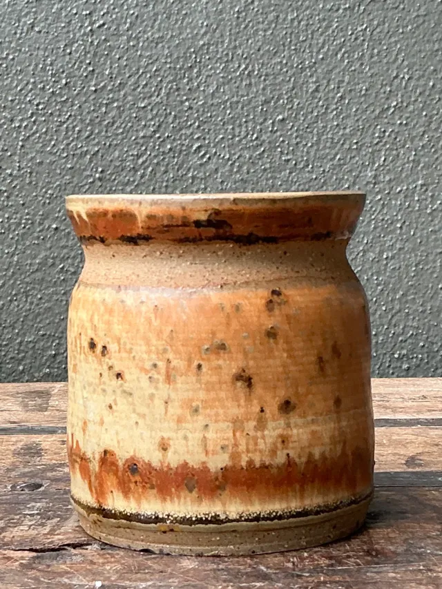 Vintage Studio Pottery Glazed Ceramic Vase — additional photo 5