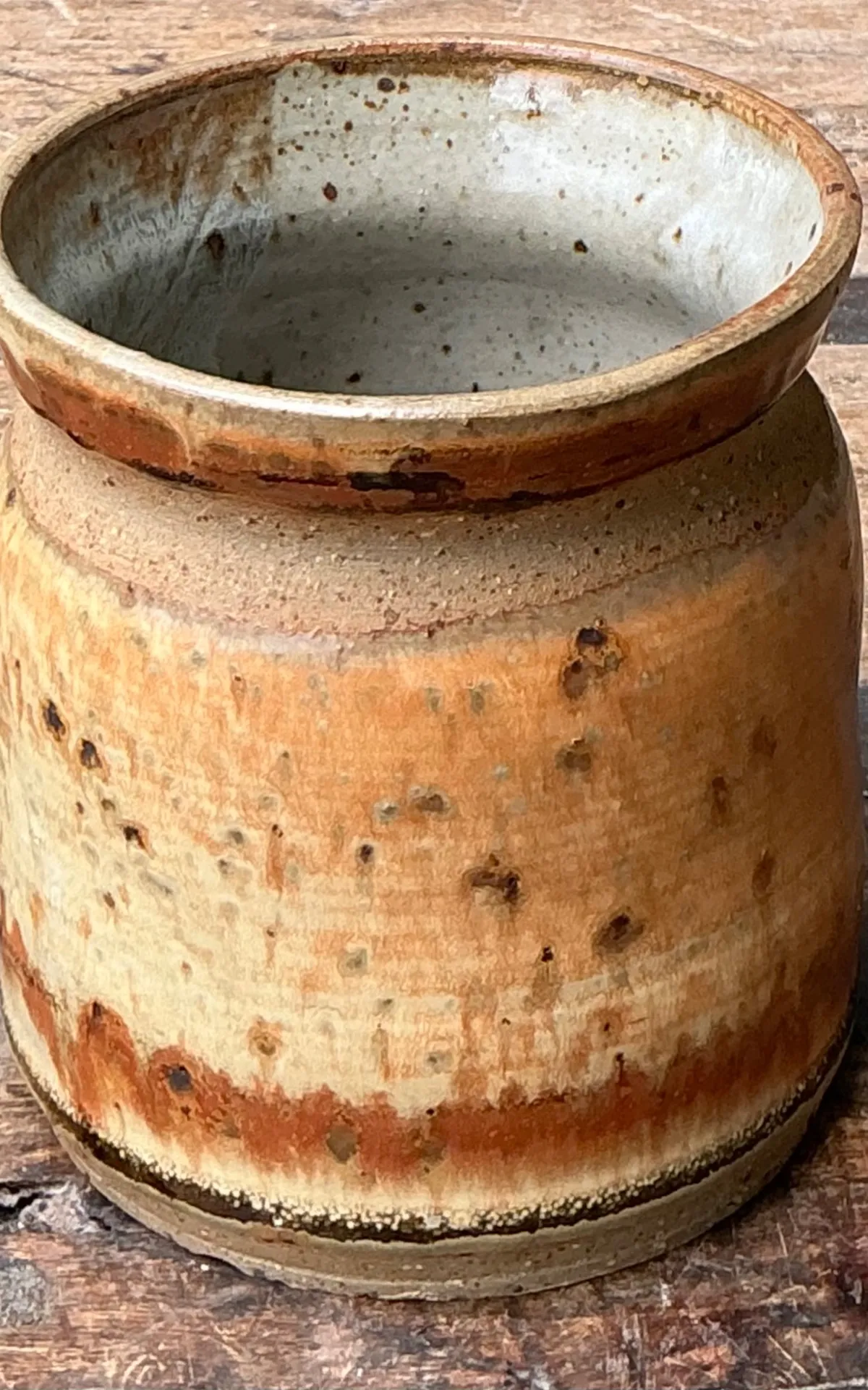 Vintage Studio Pottery Glazed Ceramic Vase — additional photo 8