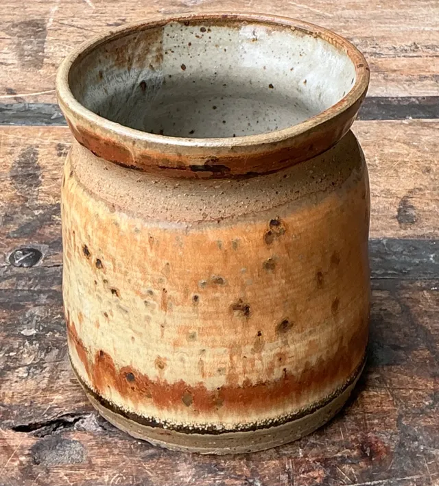 Vintage Studio Pottery Glazed Ceramic Vase — additional photo 8