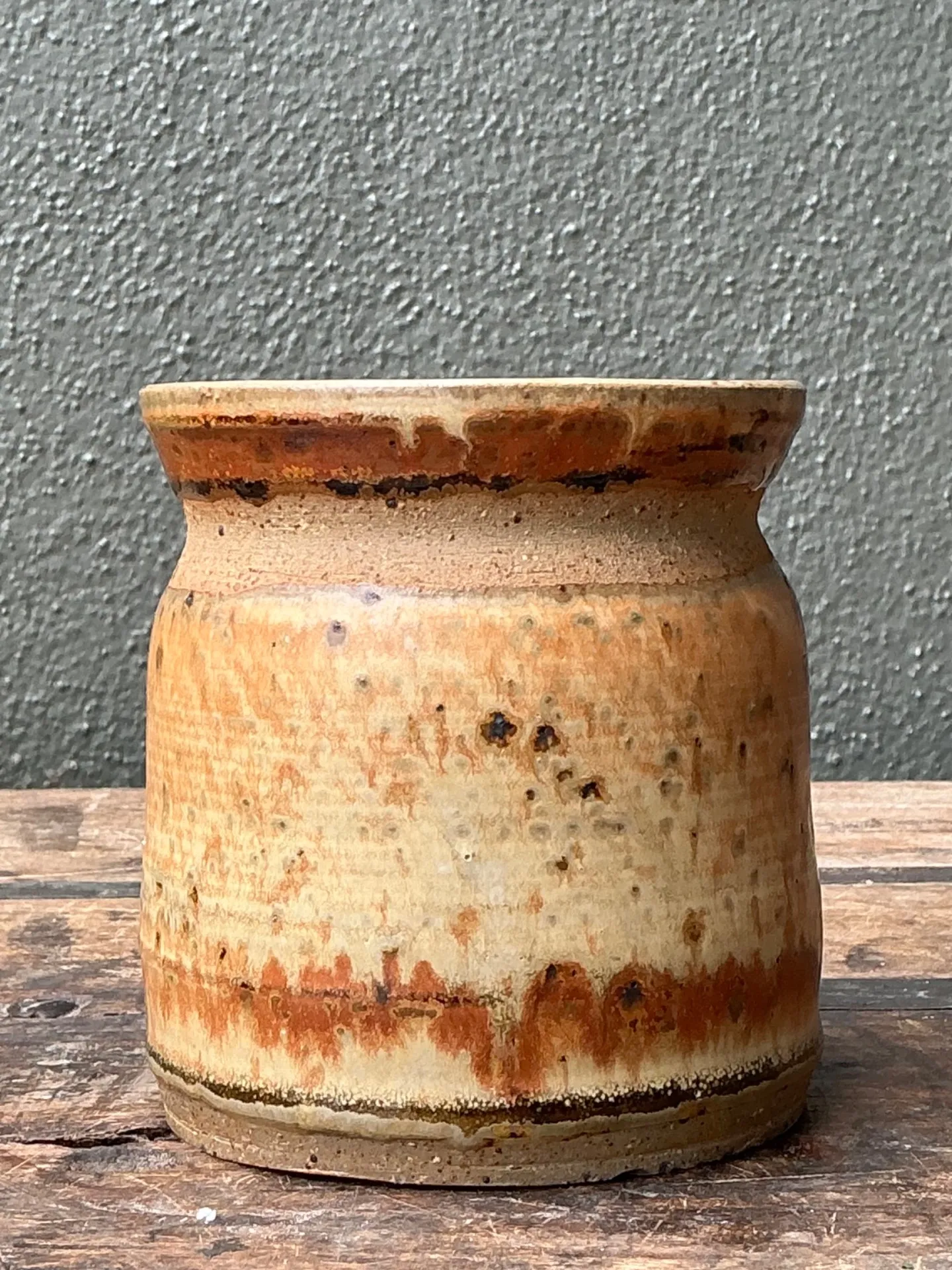Vintage Studio Pottery Glazed Ceramic Vase — additional photo 6