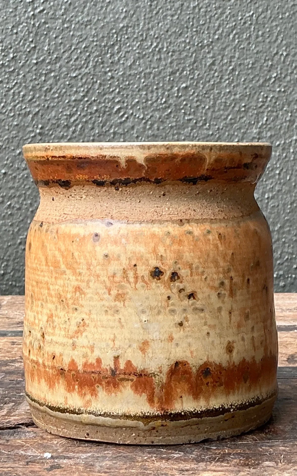 Vintage Studio Pottery Glazed Ceramic Vase — additional photo 6