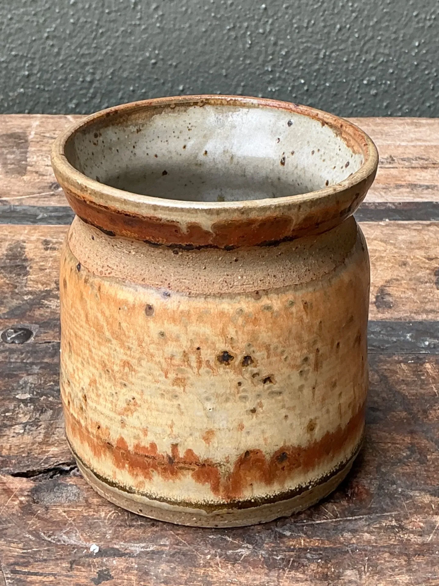 Vintage Studio Pottery Glazed Ceramic Vase — additional photo 7