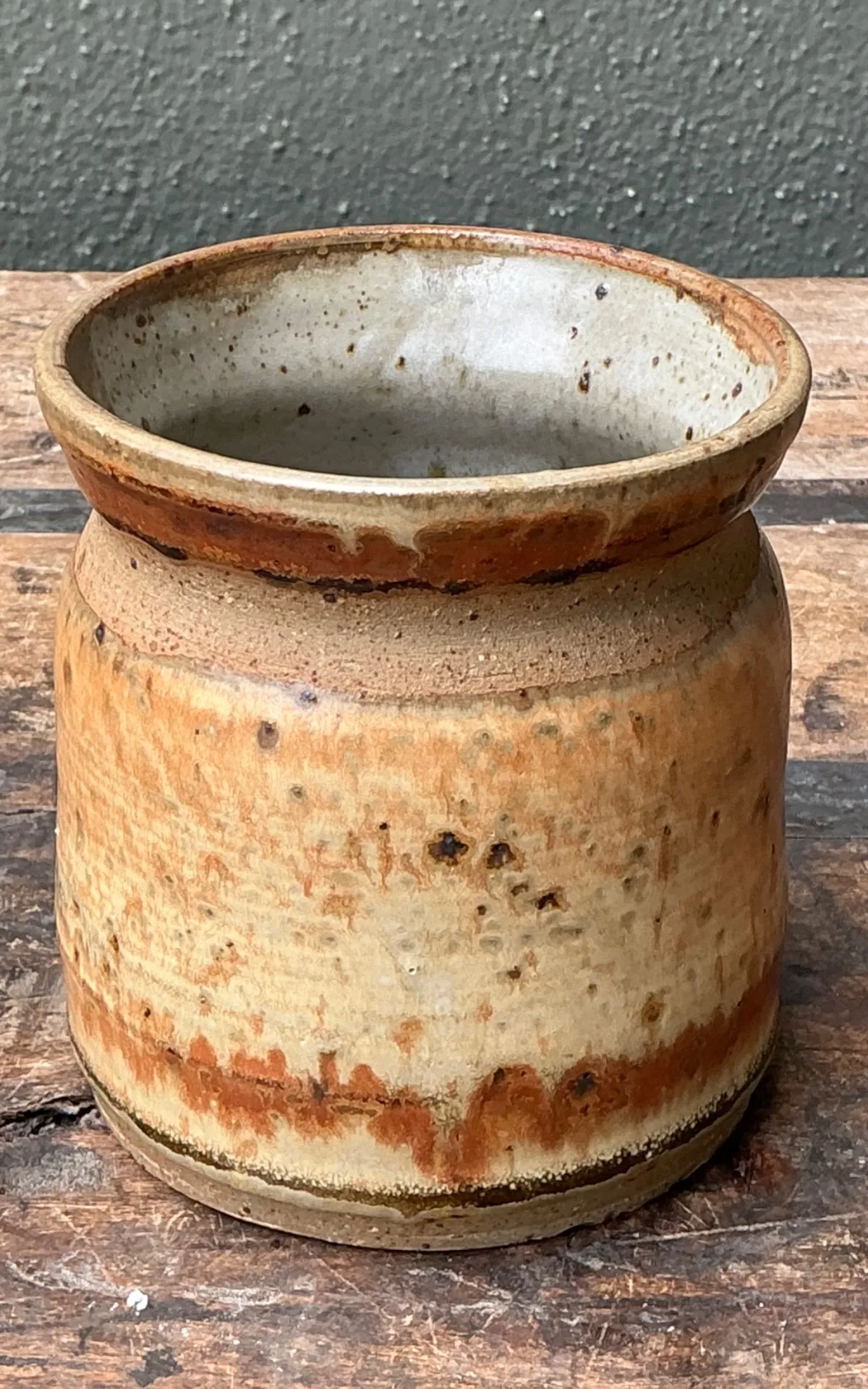 Vintage Studio Pottery Glazed Ceramic Vase — additional photo 7