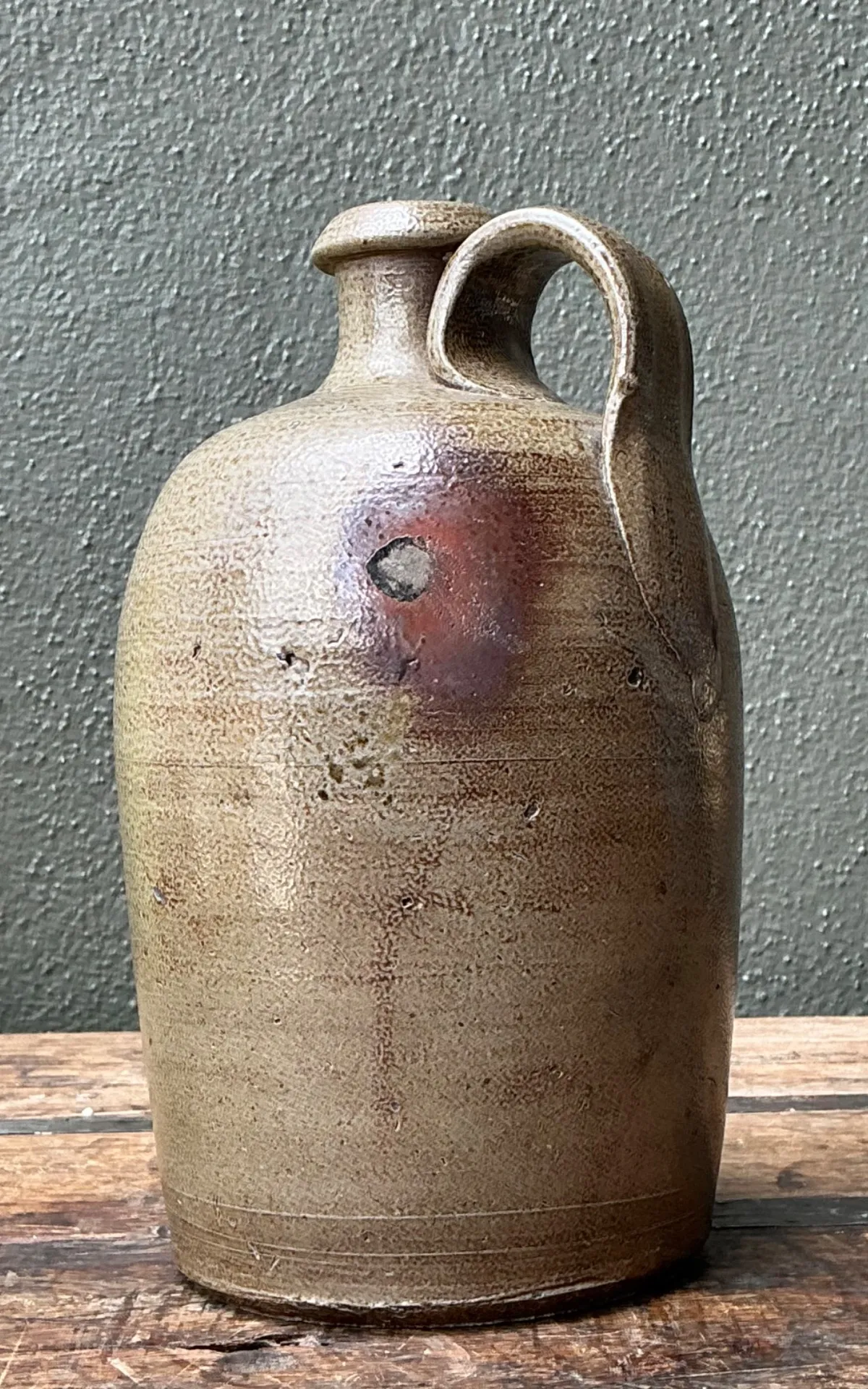 Antique Glazed Ceramic Jug — additional photo 3