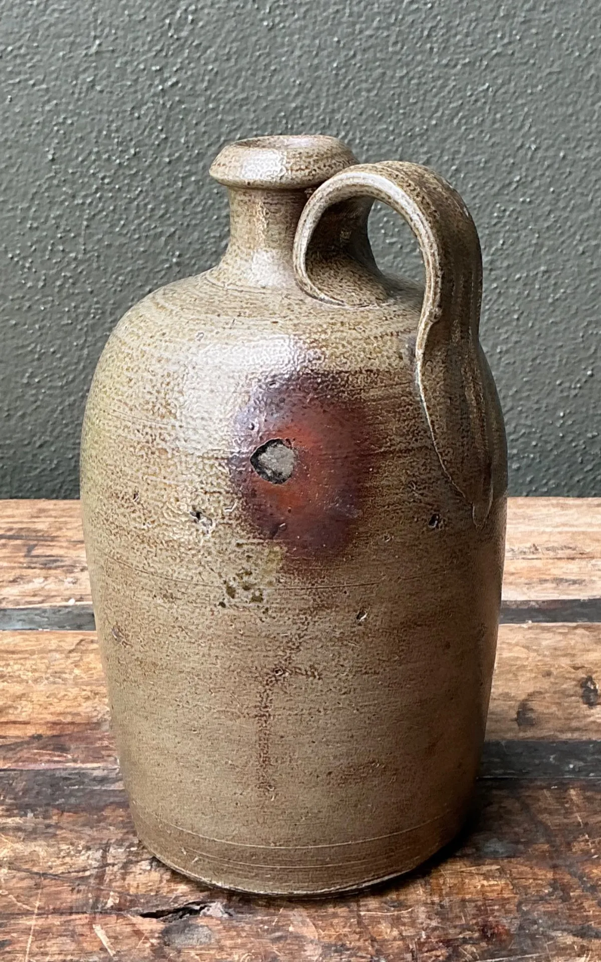 Antique Glazed Ceramic Jug — additional photo 5