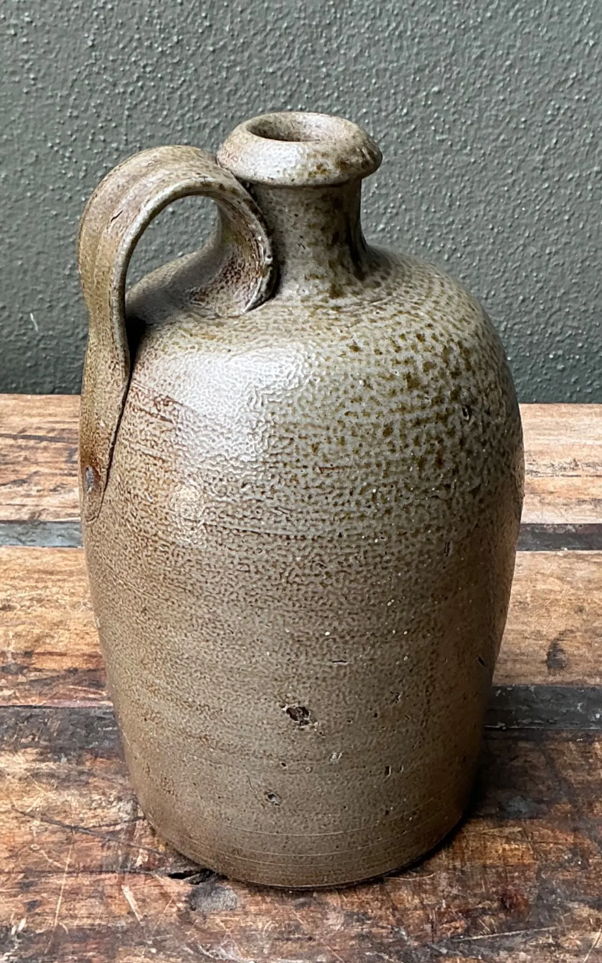 Antique Glazed Ceramic Jug — additional photo 6