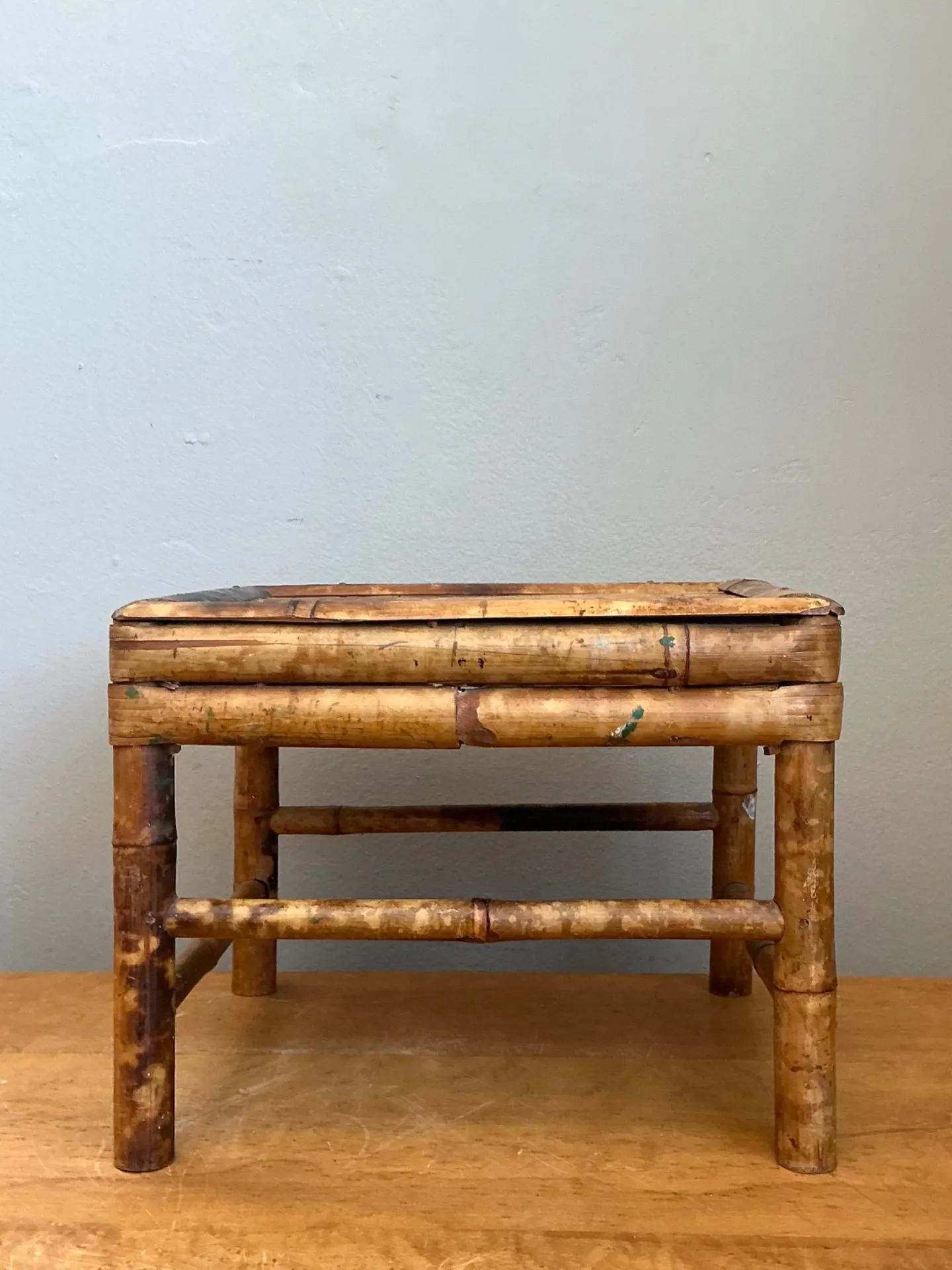 Vintage Bamboo Accent Table — additional photo 8