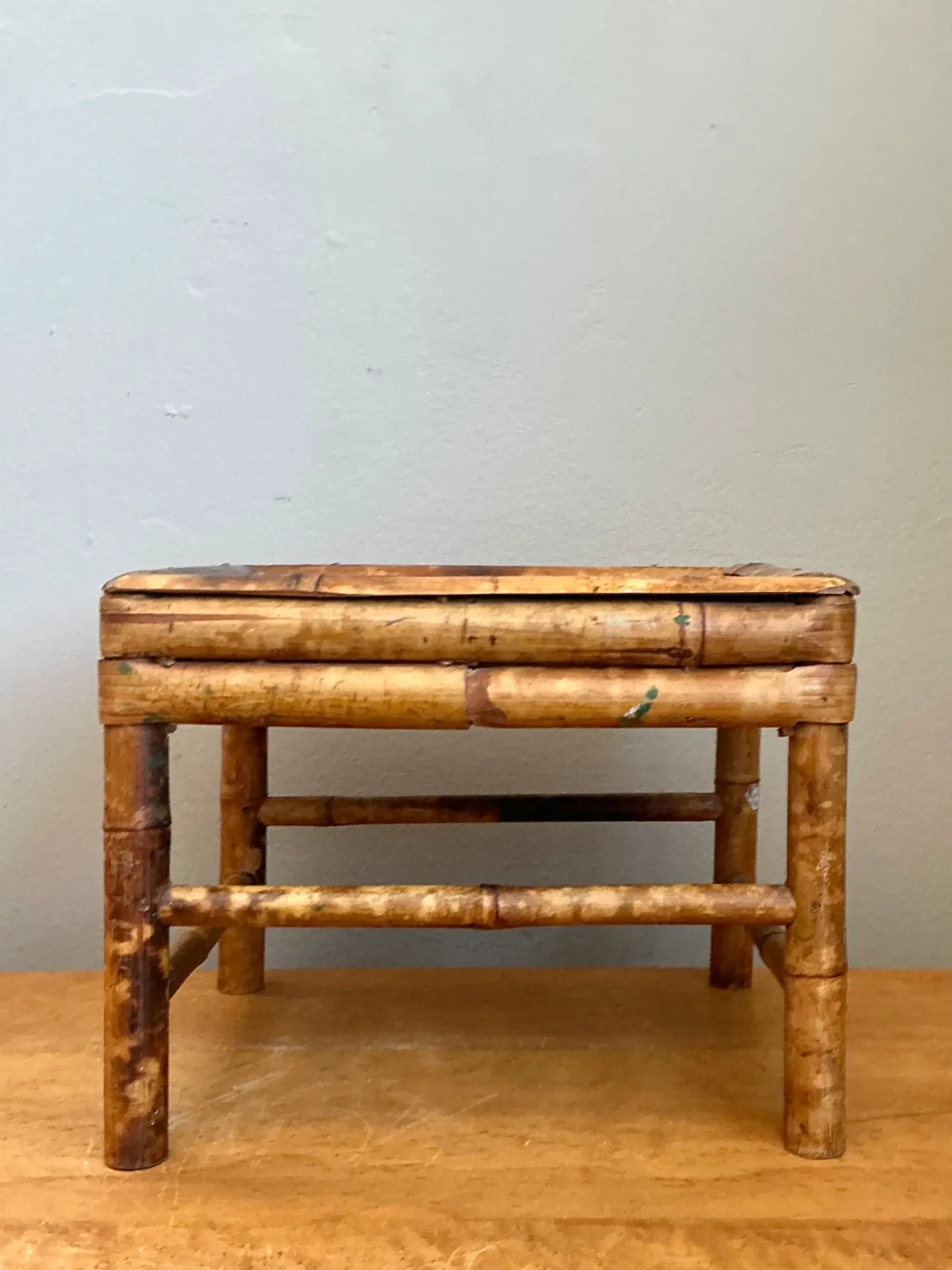 Vintage Bamboo Accent Table — additional photo 7