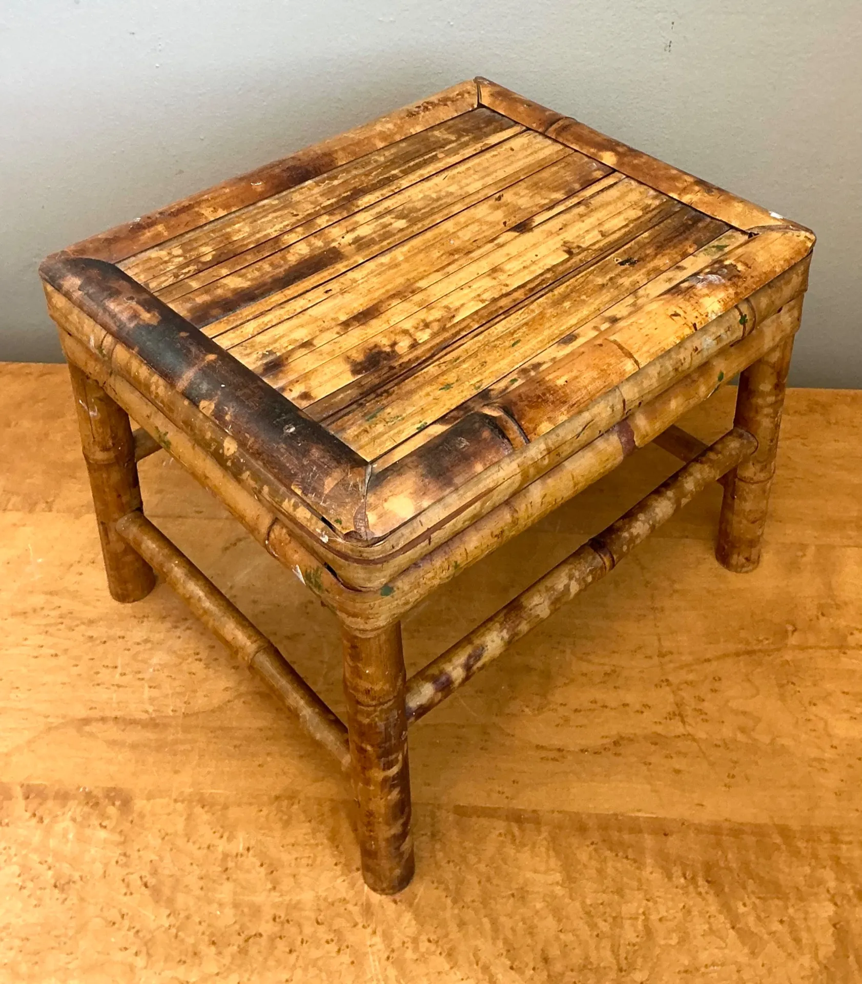 Vintage Bamboo Accent Table — additional photo 6