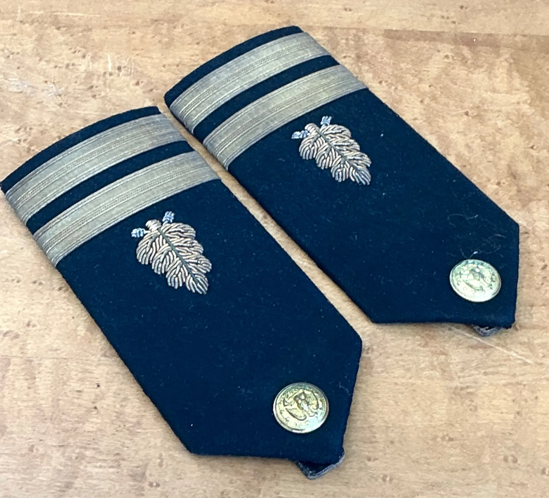 Vintage Navy Epaulettes with Gold Embroidery — additional photo 6