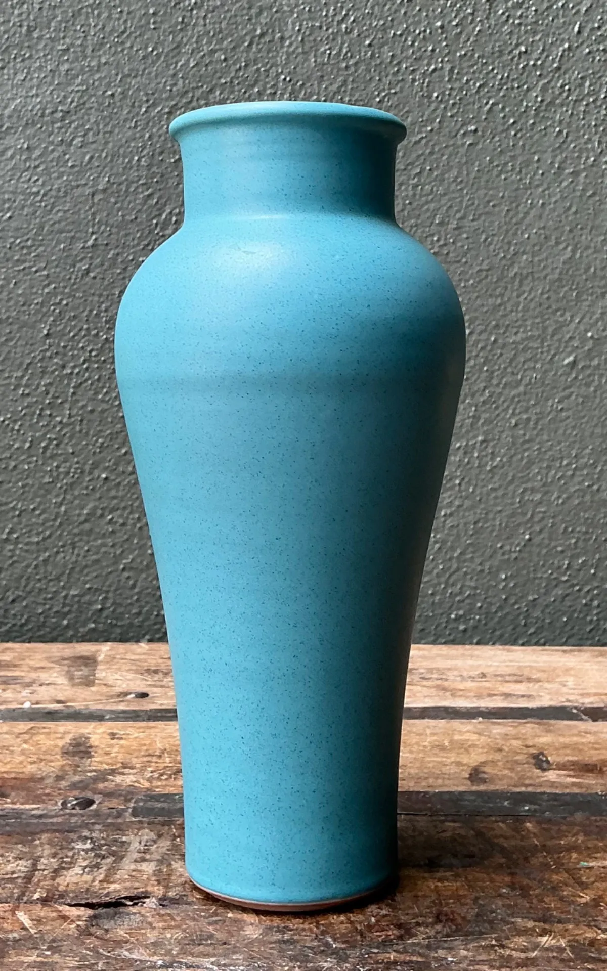 Vintage Studio Pottery Blue Vase — additional photo 6