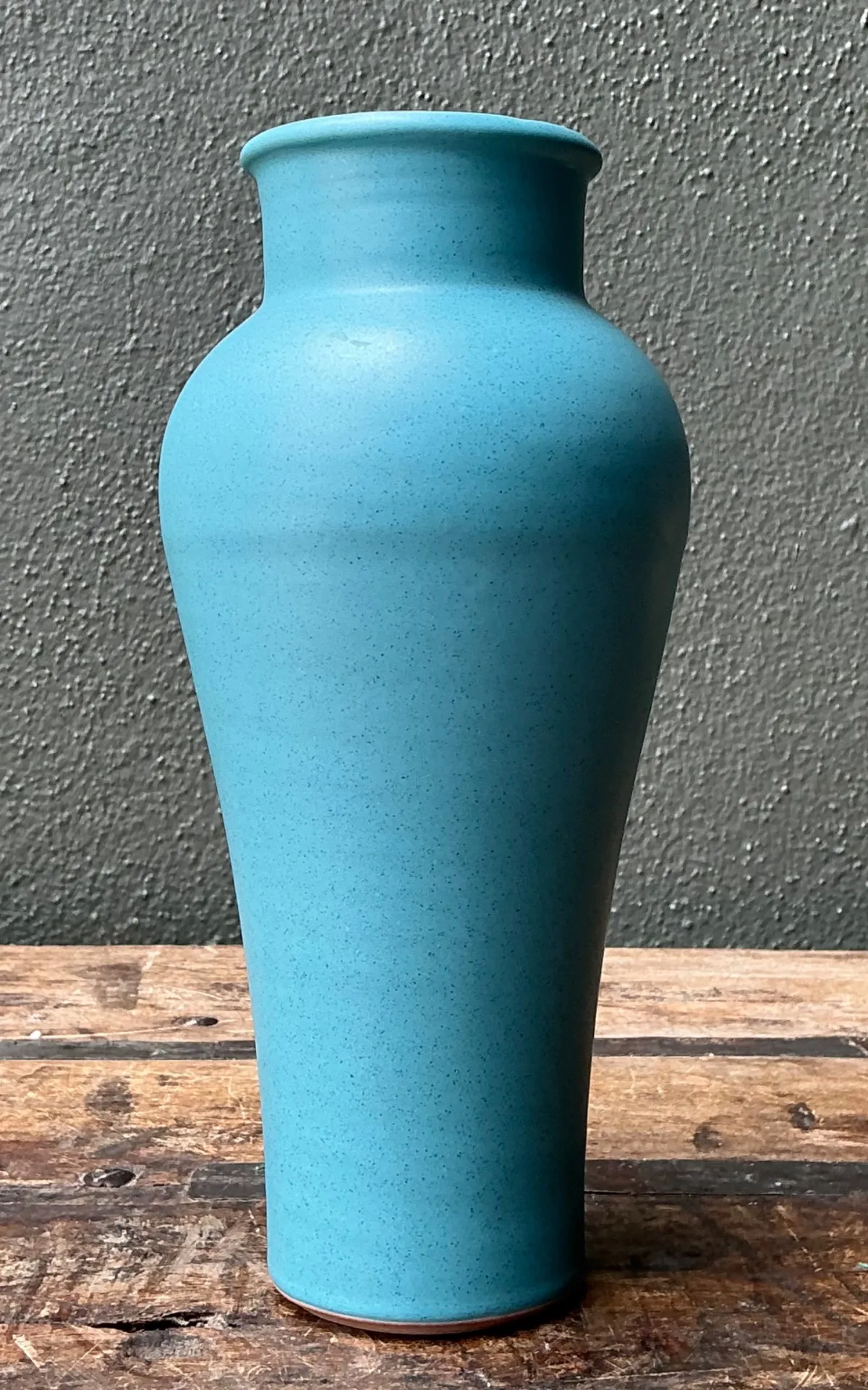 Vintage Studio Pottery Blue Vase — additional photo 7