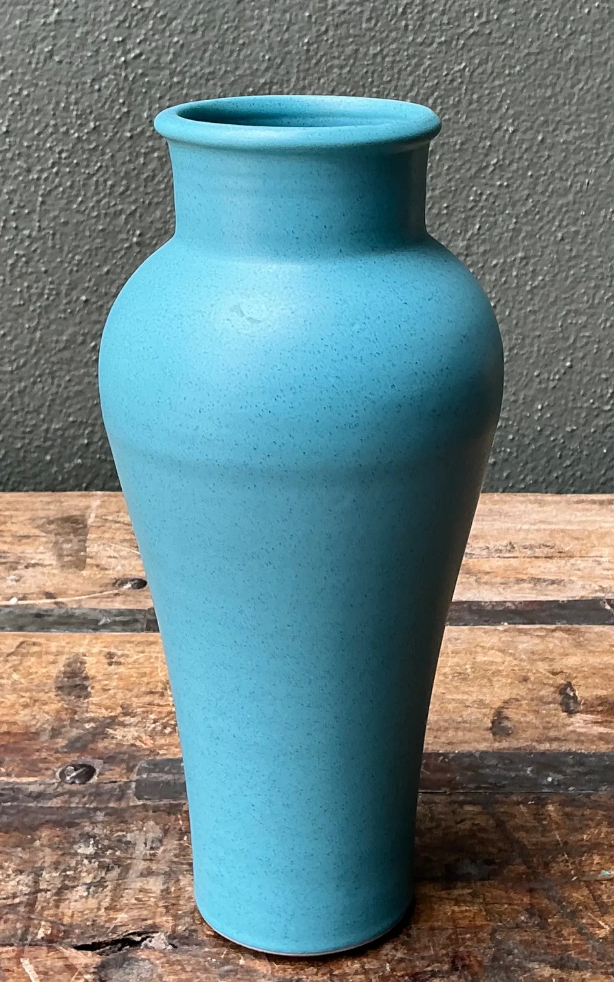 Vintage Studio Pottery Blue Vase — additional photo 8