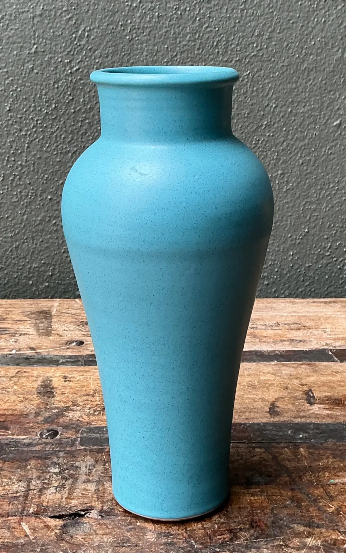 Vintage Studio Pottery Blue Vase — additional photo 5