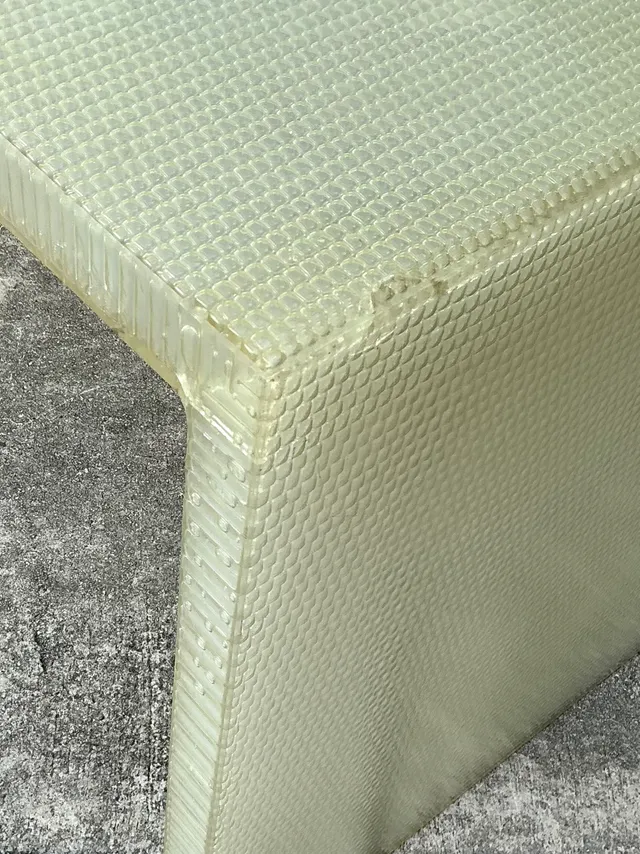 Vintage Cast Polymer Panelite Waterfall Desk After Rem Koolhaas — additional photo 7