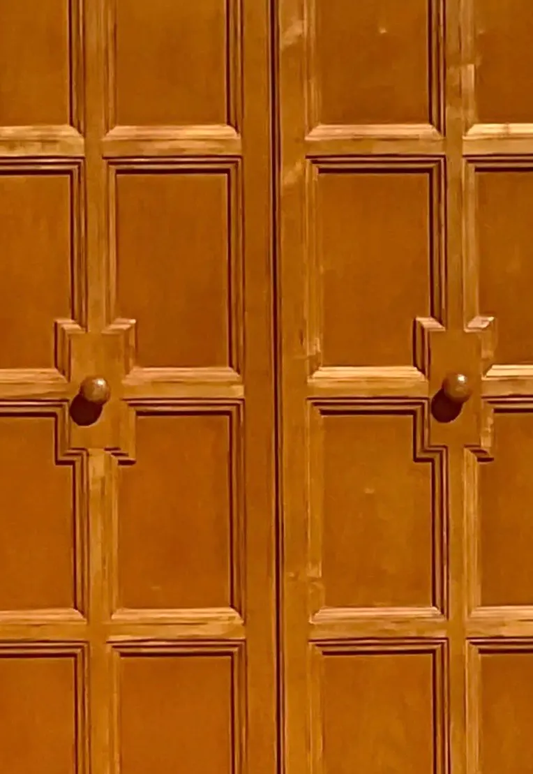 Vintage Drexel Pine Armoire Cabinet