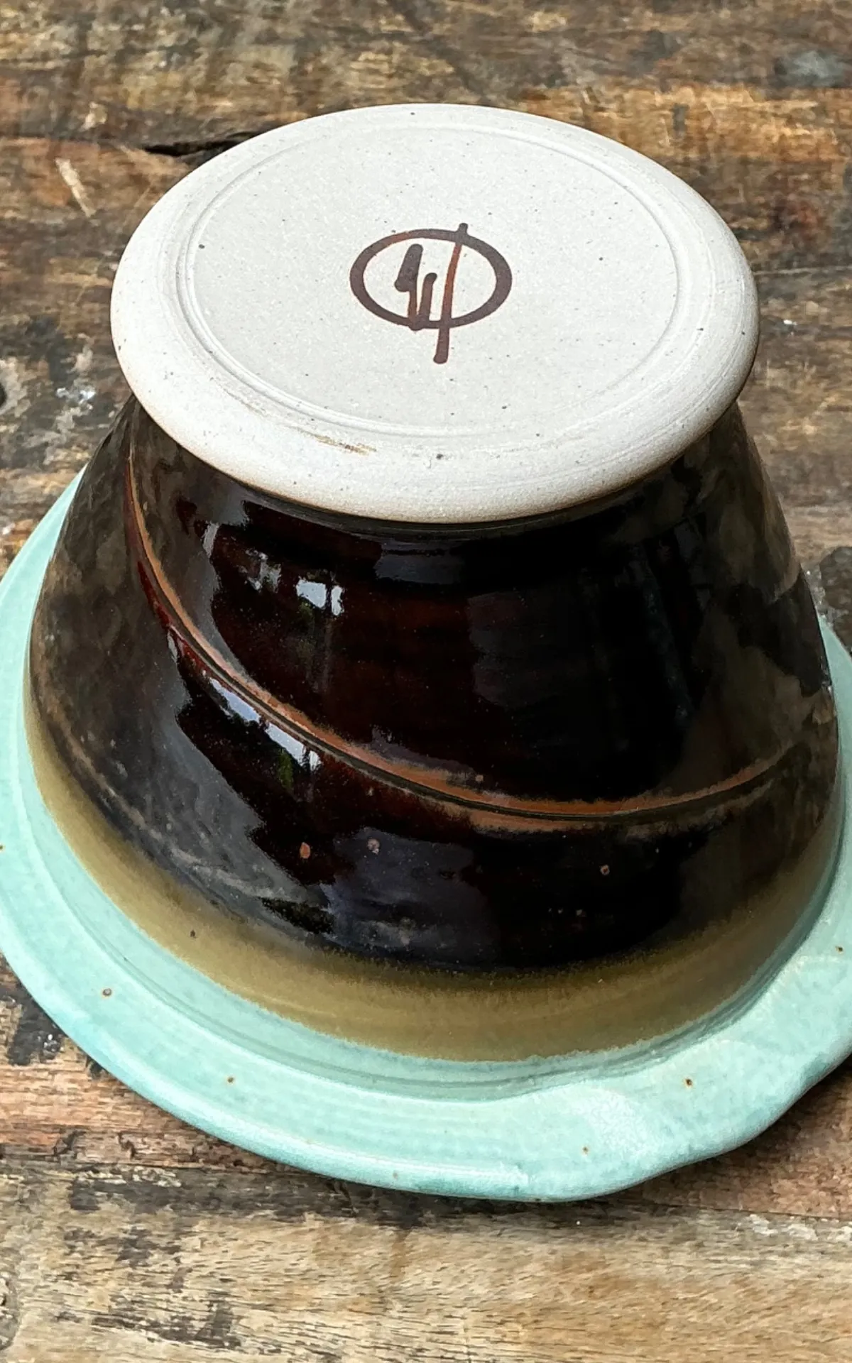 Vintage Studio Pottery Ceramic Bowl — additional photo 8