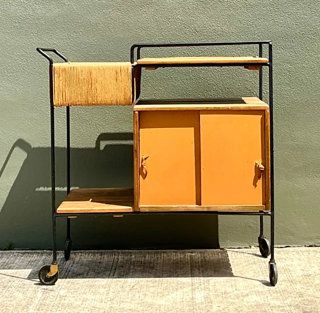Vintage Mid-Century Modern Bar Cart — additional photo 6
