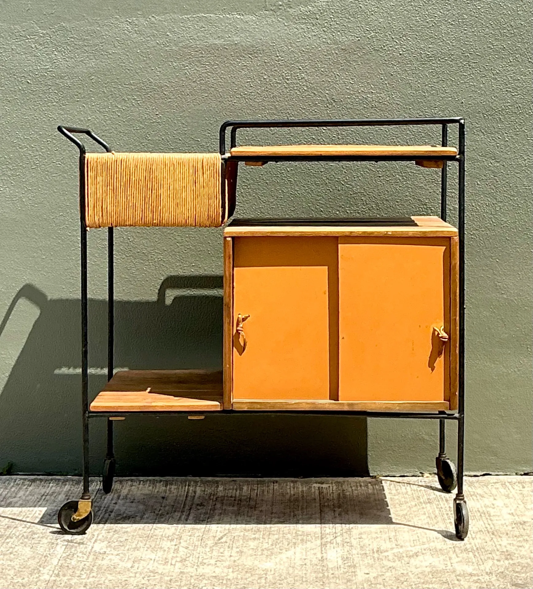 Vintage Mid-Century Modern Bar Cart — additional photo 5