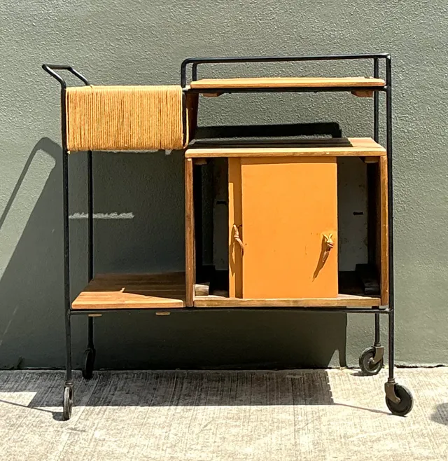 Vintage Mid-Century Modern Bar Cart — additional photo 7