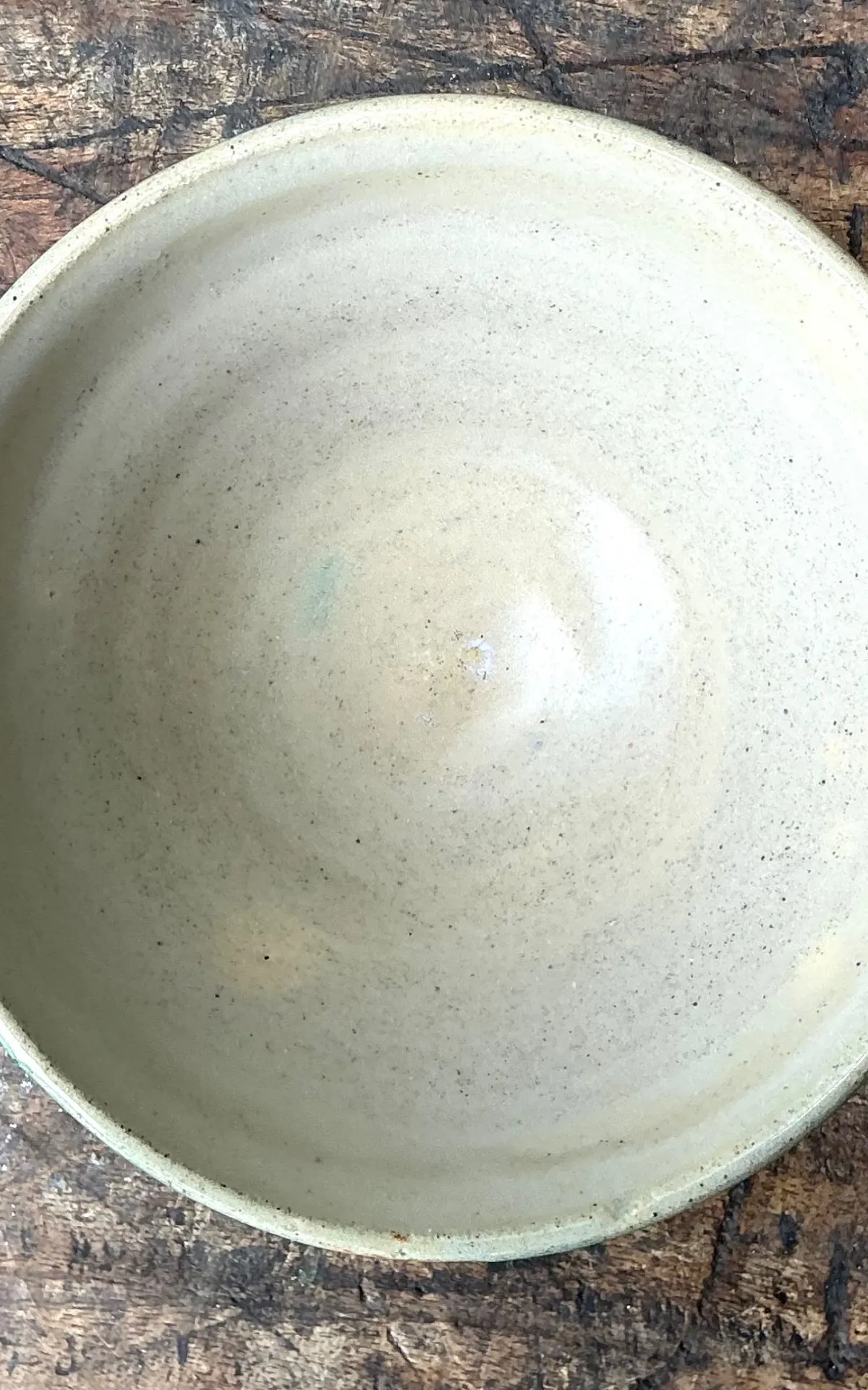 Vintage Studio Pottery Green Bowl — additional photo 1