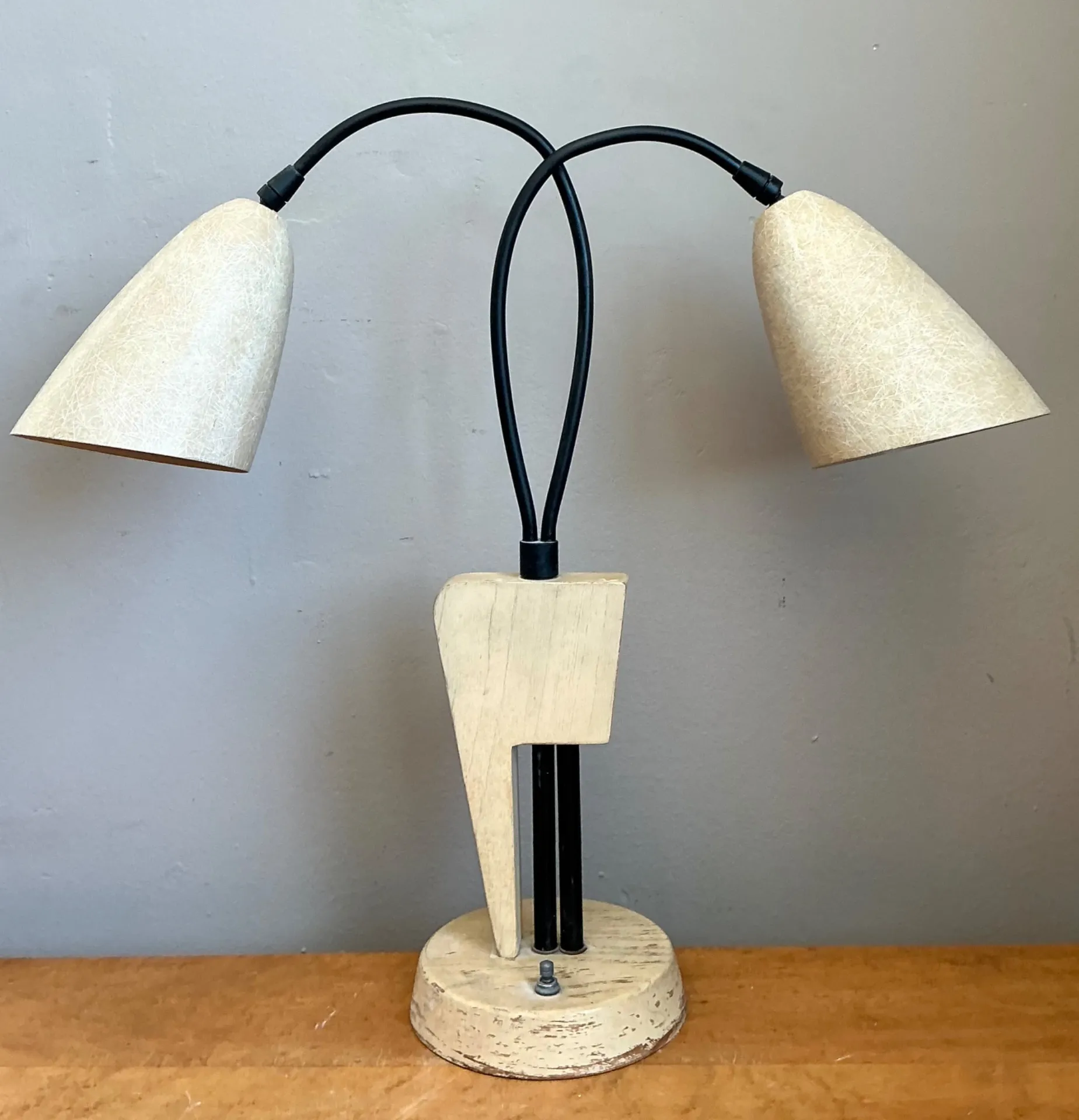 Vintage Mid-Century Modern Double Arm Lamp — additional photo 6