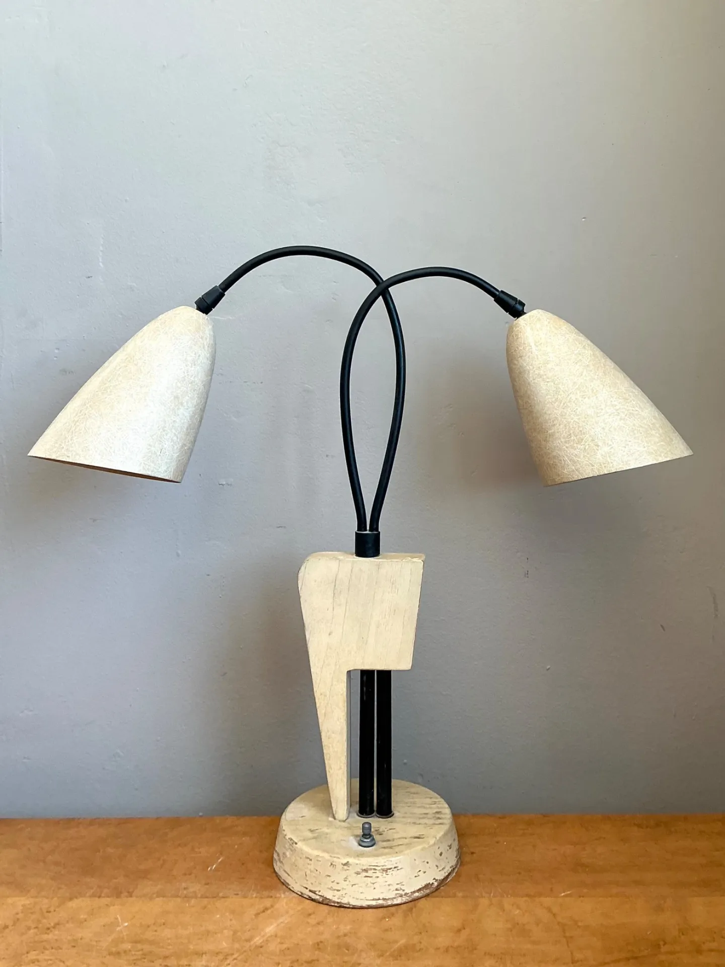 Vintage Mid-Century Modern Double Arm Lamp — additional photo 2
