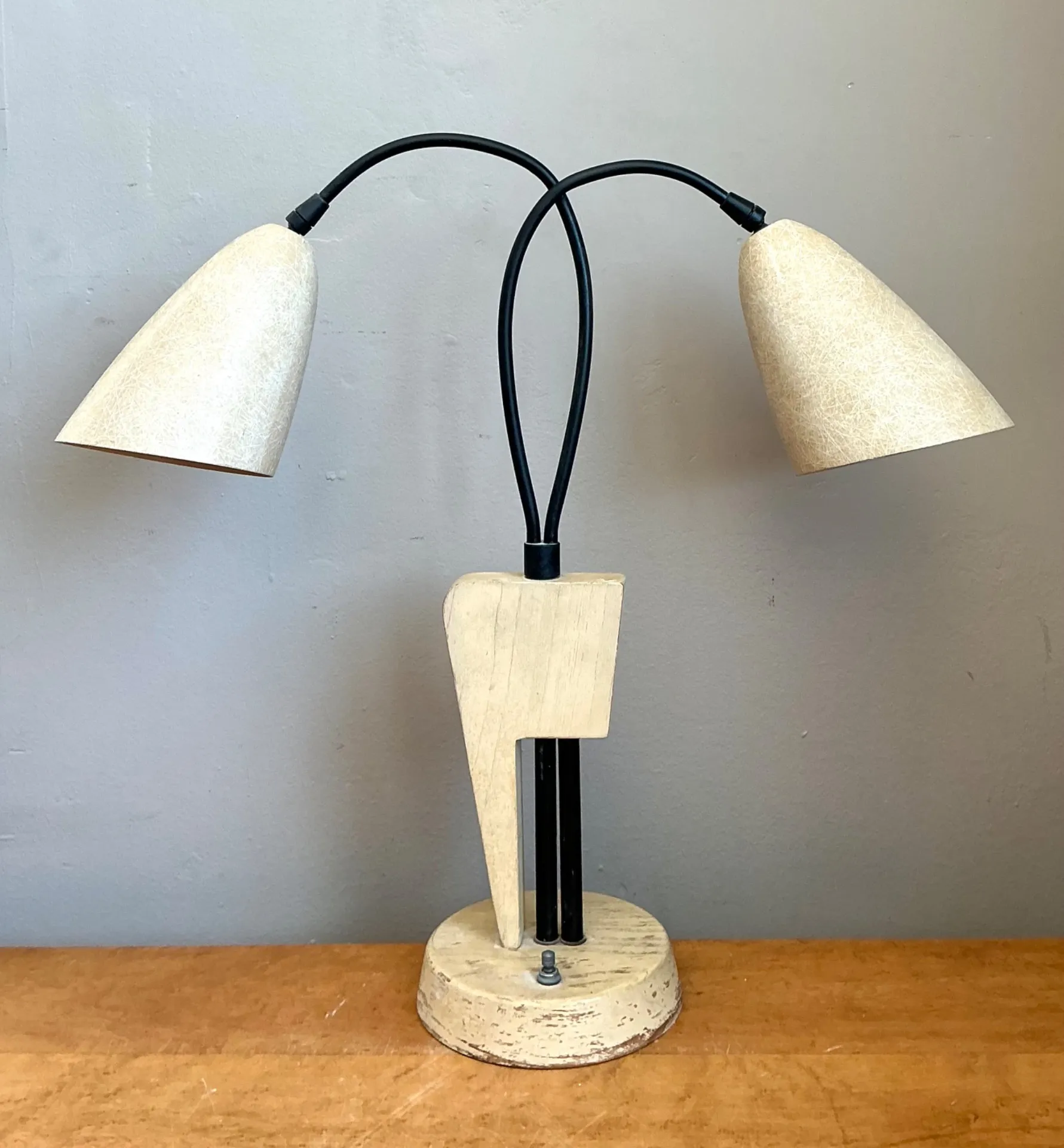Vintage Mid-Century Modern Double Arm Lamp — additional photo 8