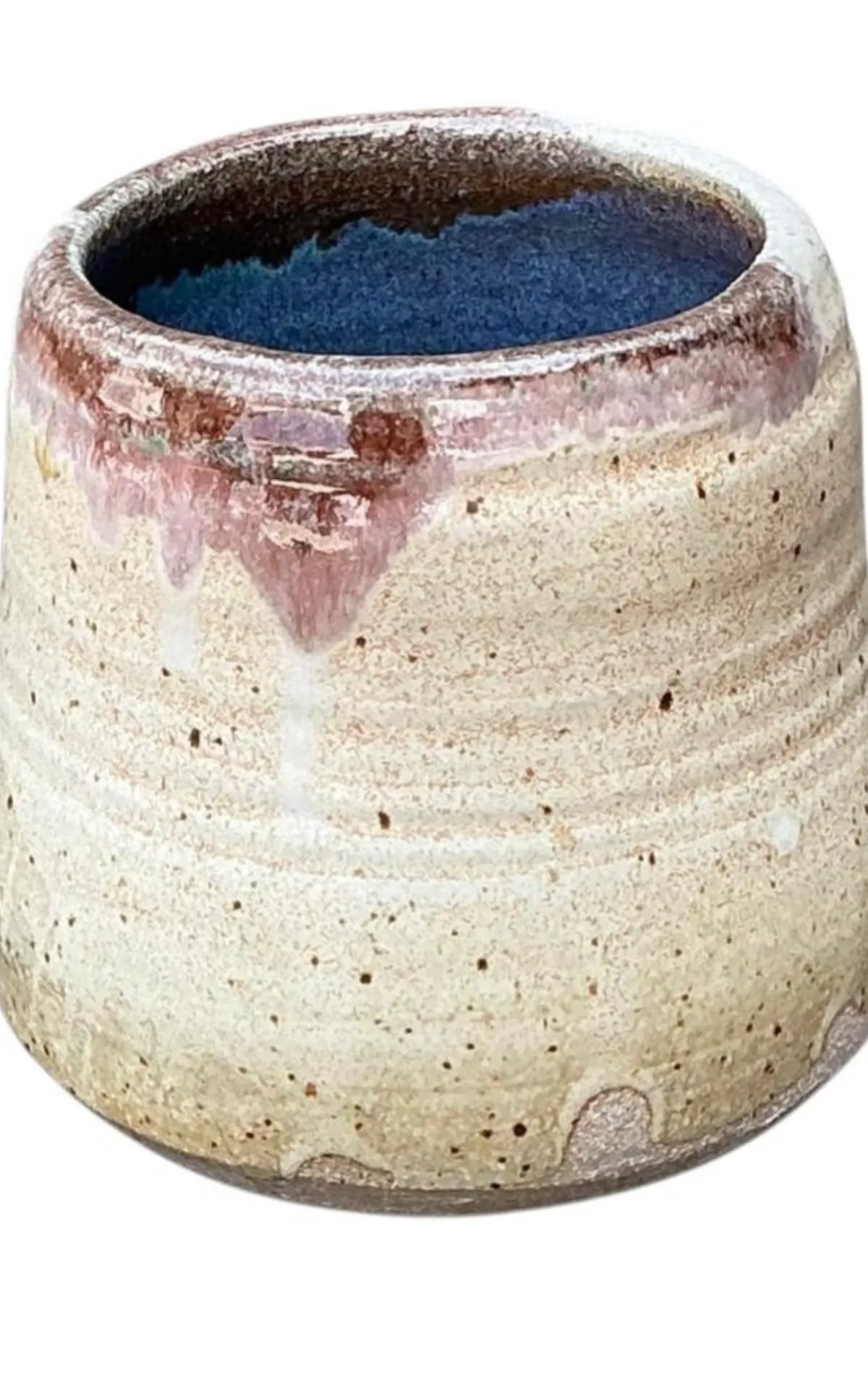 Vintage Original Studio Pottery Vase - Pottery, 5W x 4.75H — additional photo 2