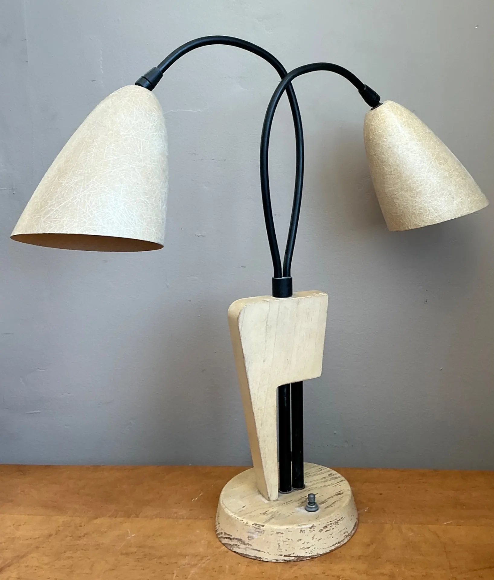 Vintage Mid-Century Modern Double Arm Lamp — additional photo 5
