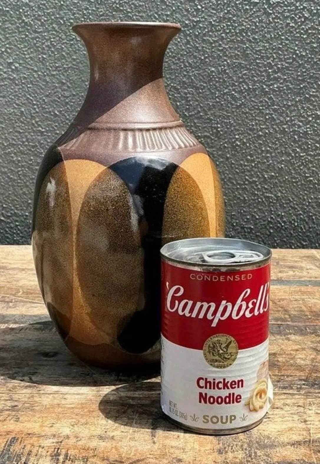 Vintage Original Studio Pottery Vase - Pottery, 4.75W x 9.5H — additional photo 3