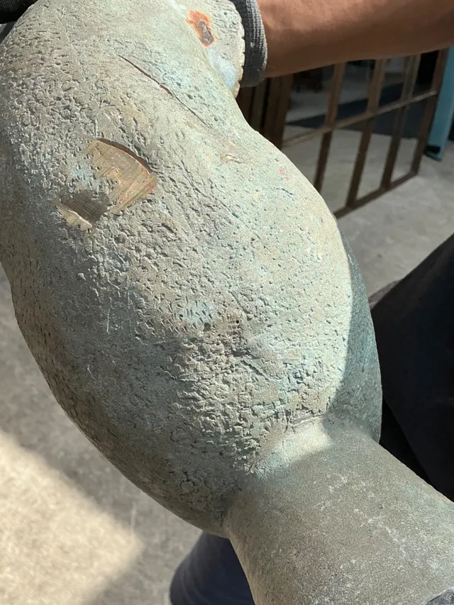 Vintage Ceramic Owl Sculpture Lamp — additional photo 7