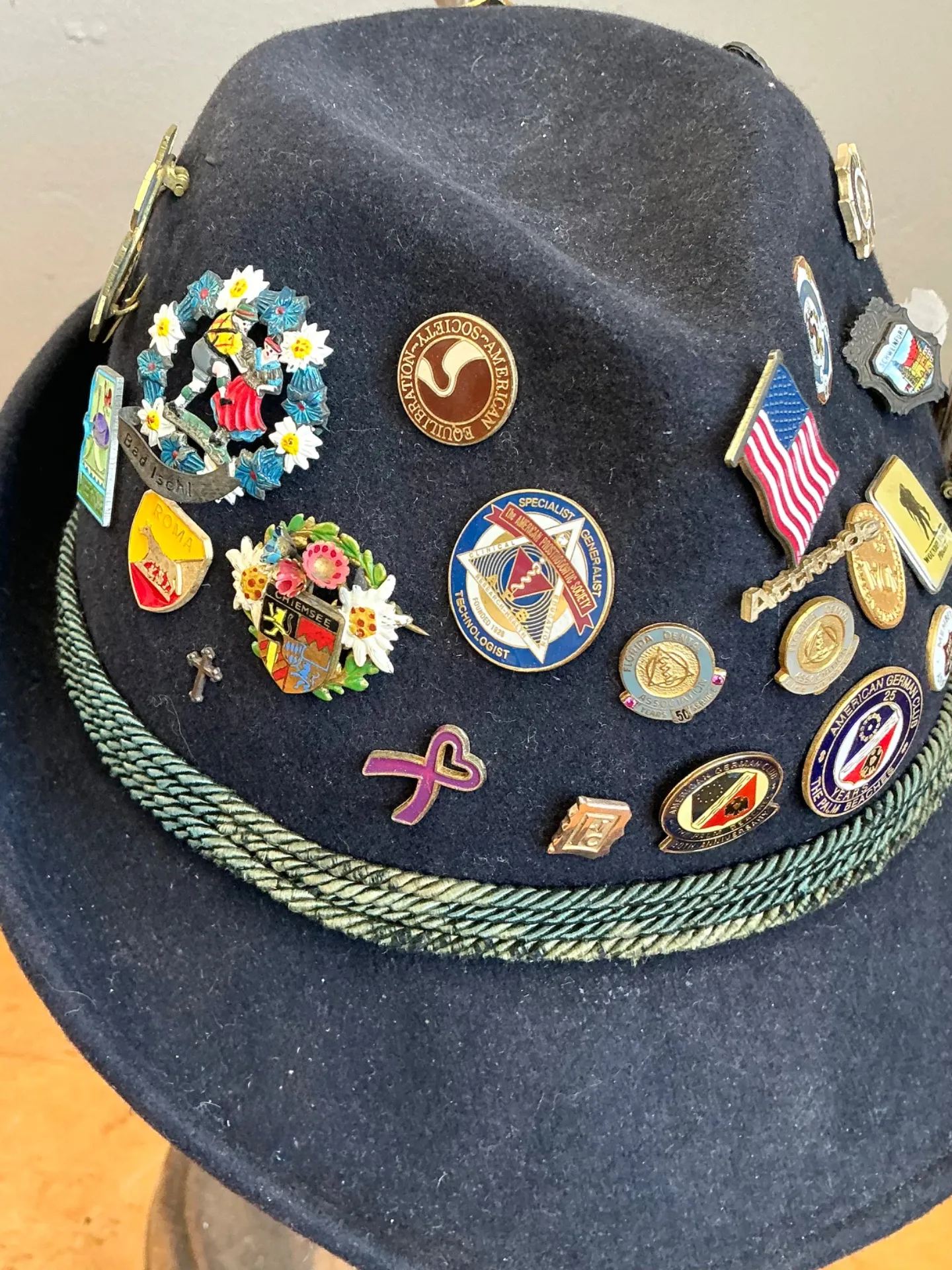 Vintage Bavarian Hat with Pins — additional photo 4